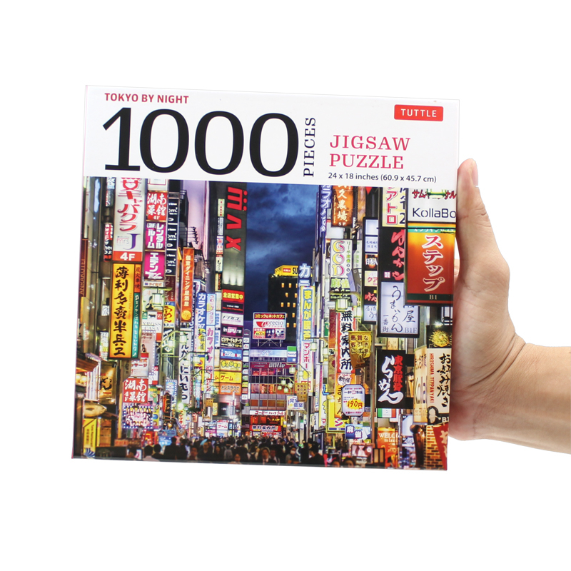 tokyo by night - 1000 piece jigsaw puzzle : tokyo's kabuki-cho district at night: finished size 24 x 18 inches (61 x 46 cm)