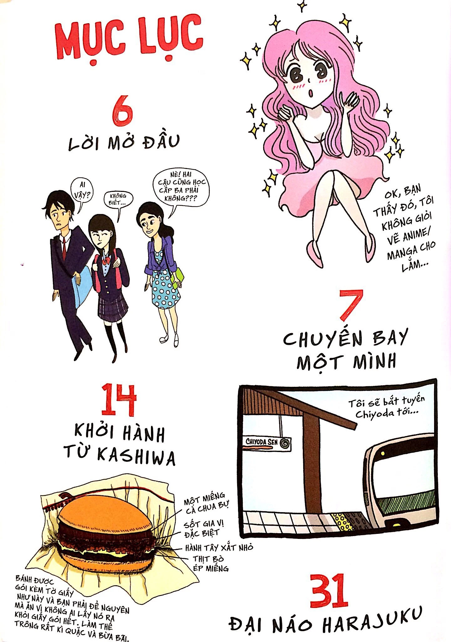 tokyo du hí - nhật kí bằng tranh của một teen girl đến xứ sở của những trào lưu thời trang, toilet công nghệ cao và quán cà phê hầu gái