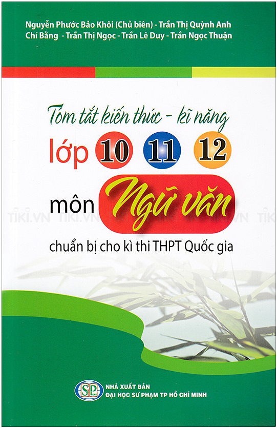 tóm tắt kiến thức - kĩ năng lớp 10/11/12 môn ngữ văn chuẩn bị cho kì thi thpt