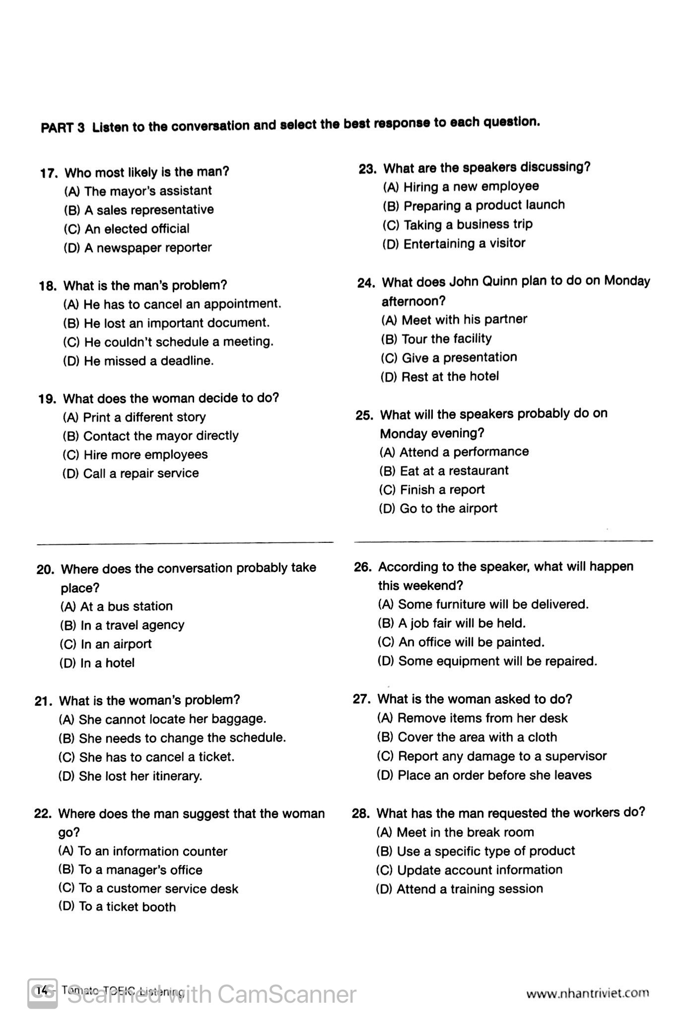 tomato toeic listening (kèm cd)