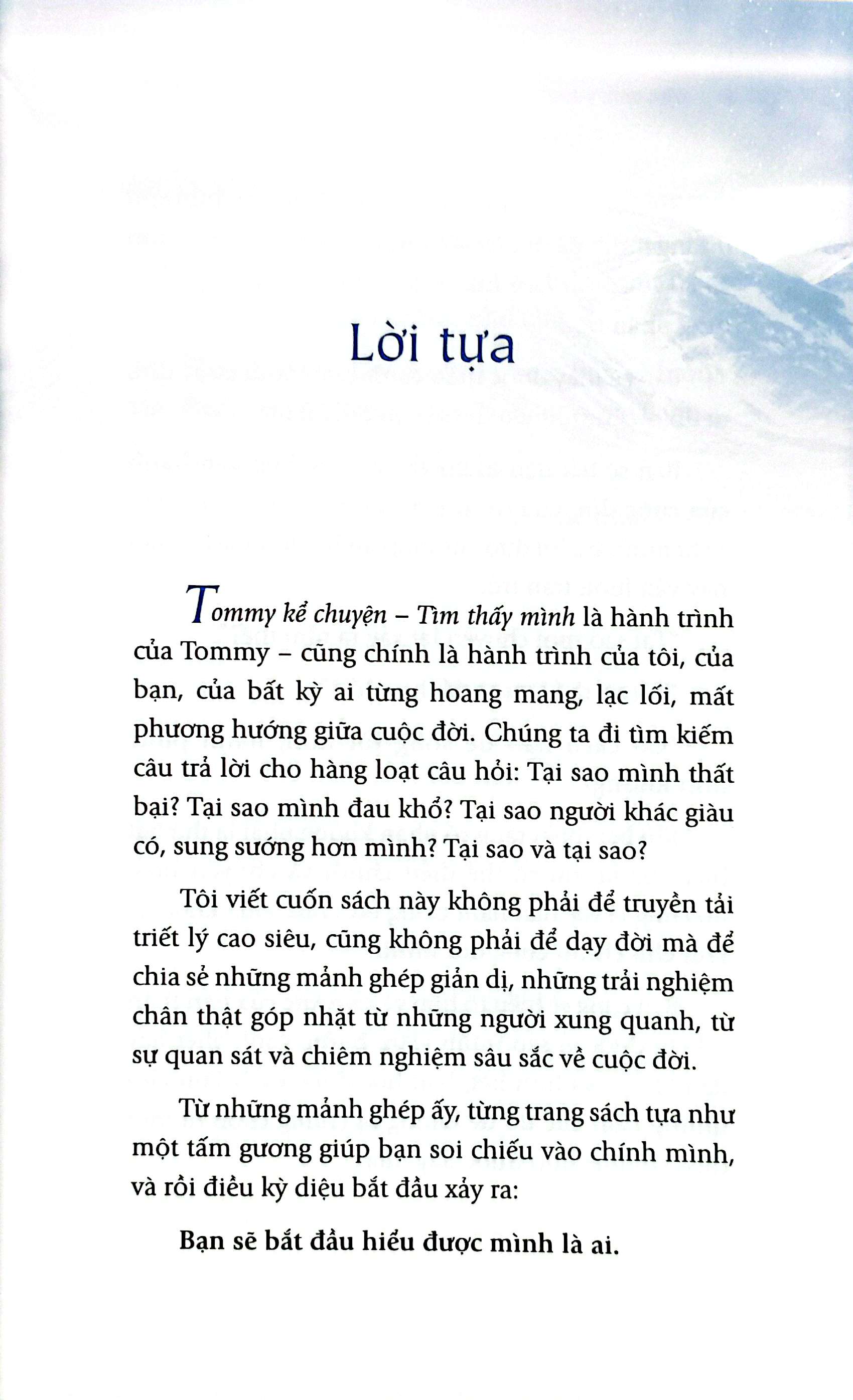 Tommy Ke Chuyen Tim Thay Minh