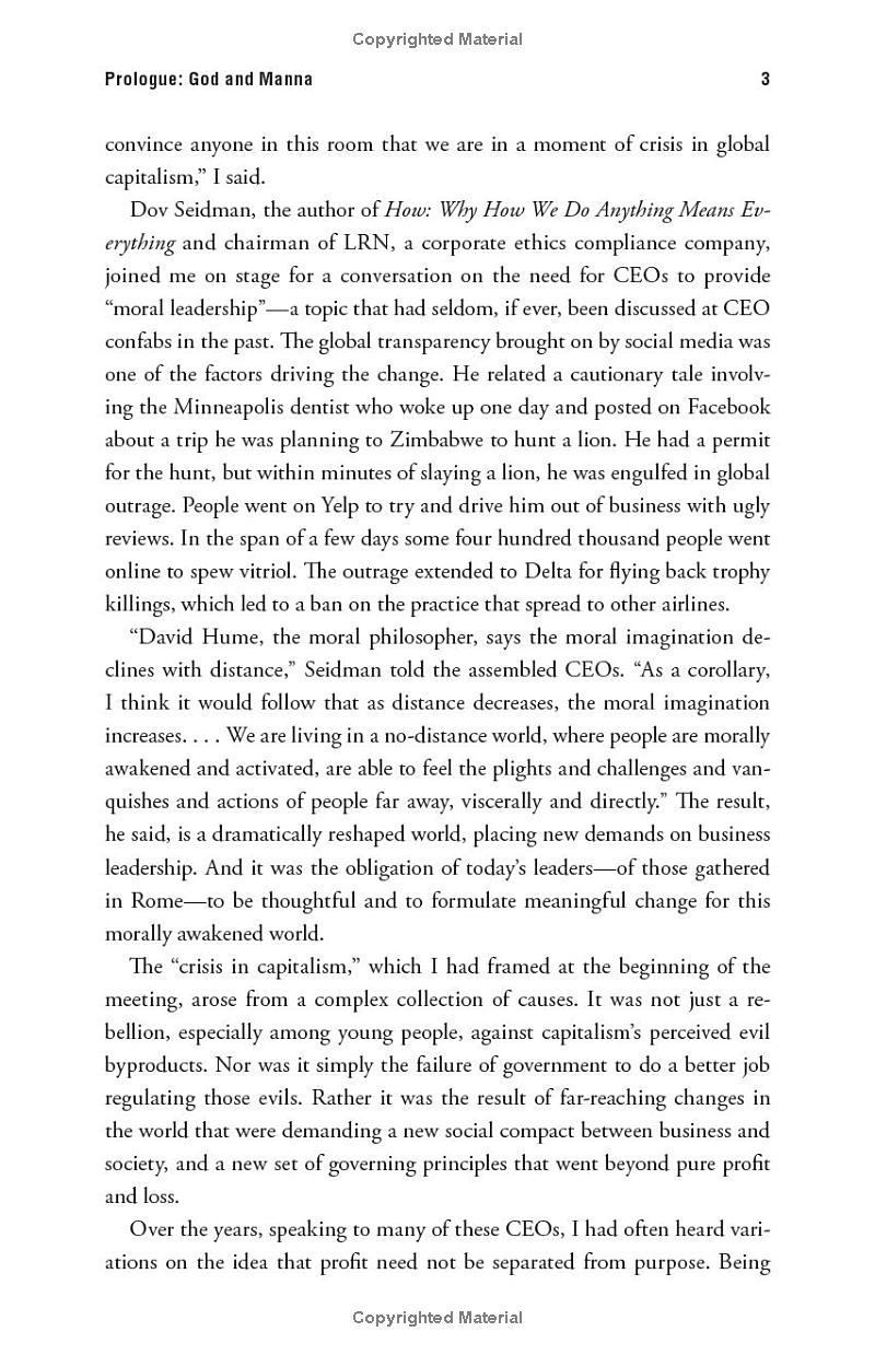 tomorrow's capitalist: my search for the soul of business