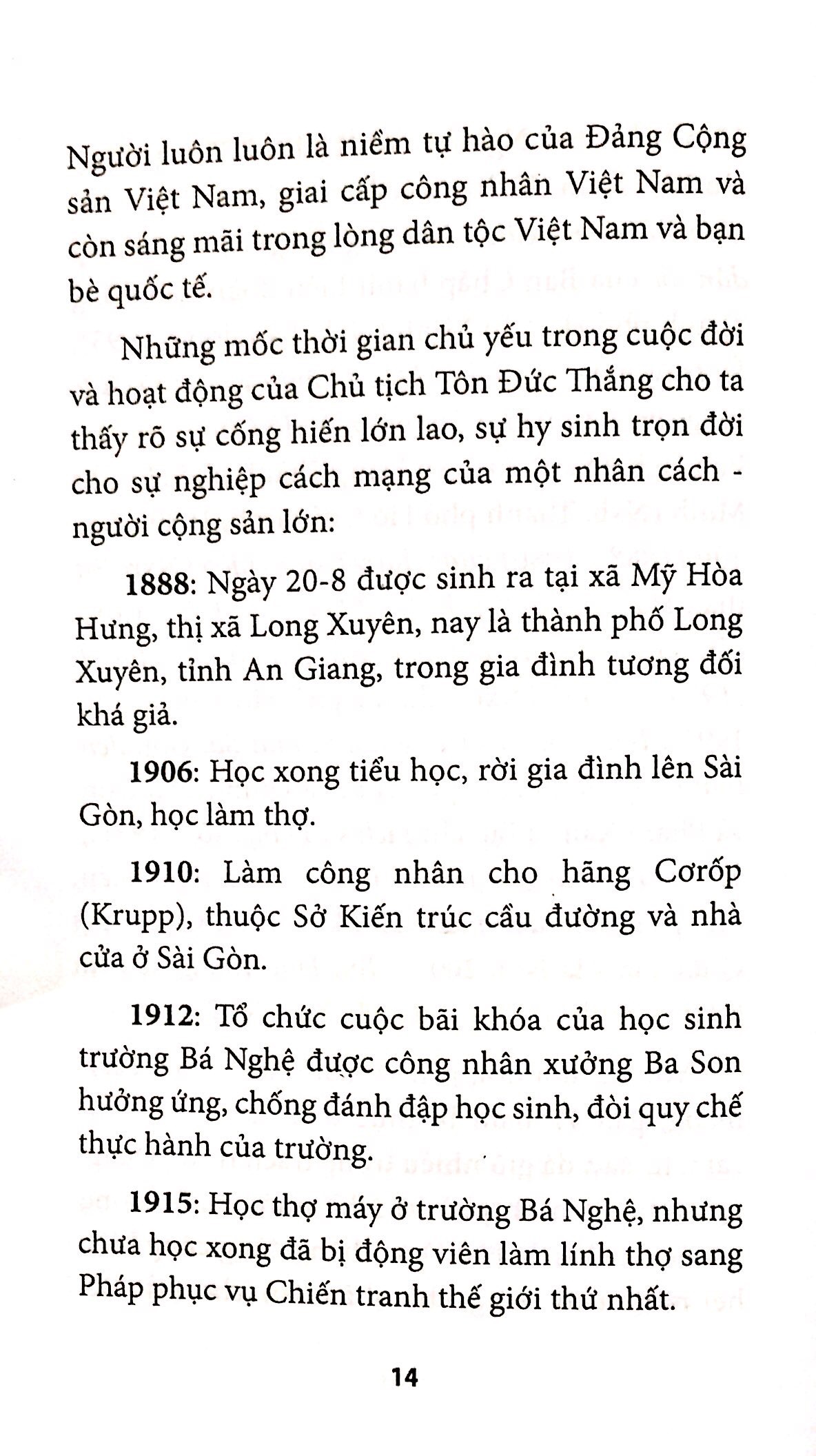 tôn đức thắng với phong trào công nhân sài gòn đầu thế kỷ xx đến năm 1930