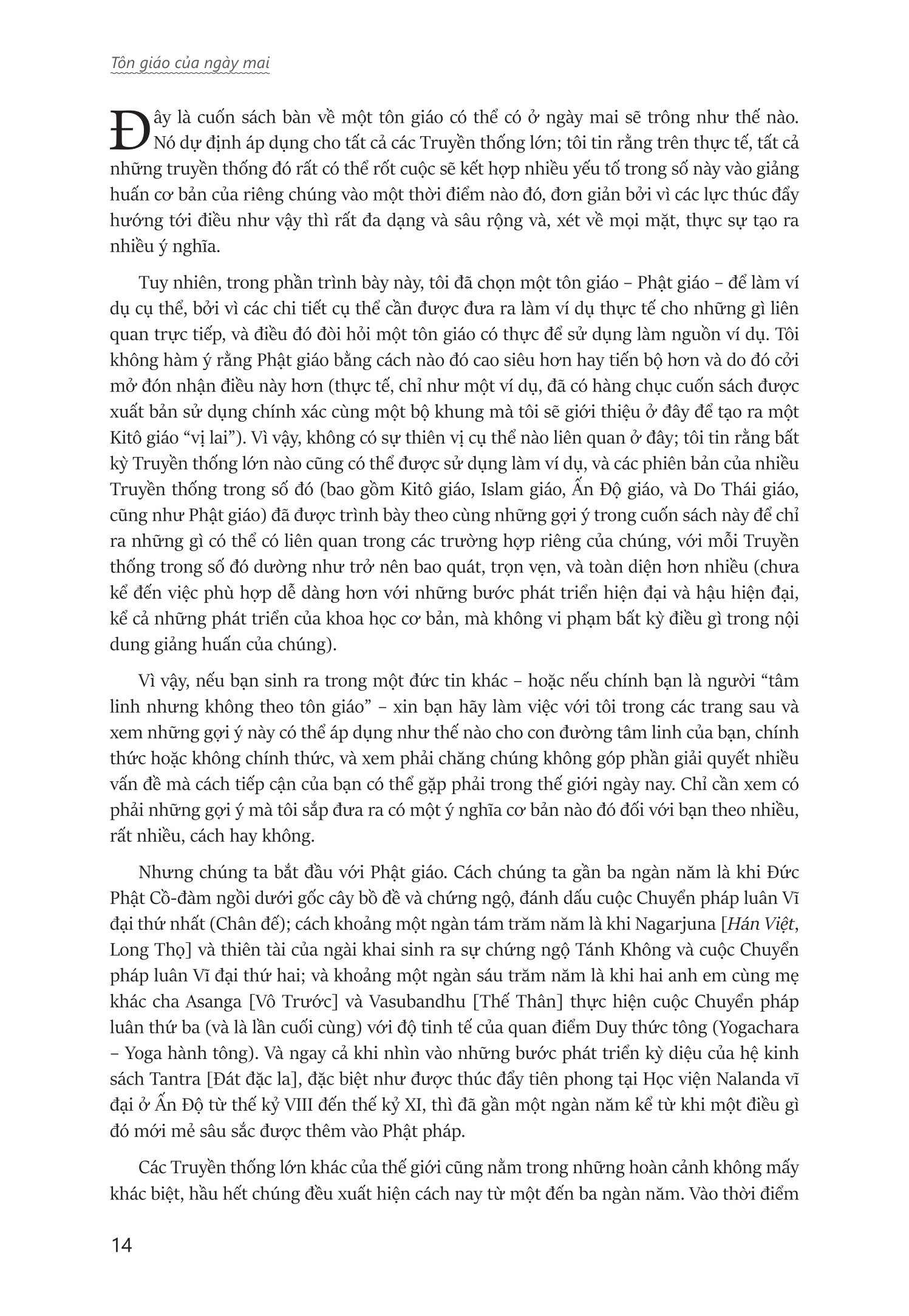 Tôn Giáo Của Ngày Mai - The Religion Of Tomorrow - Bìa Cứng