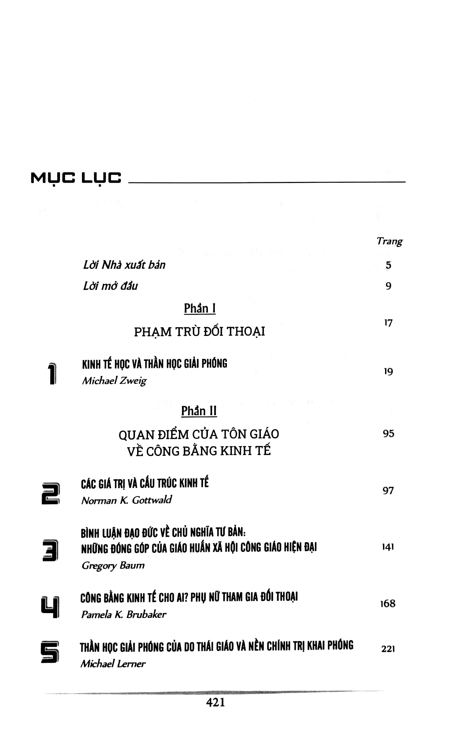 tôn giáo và công bằng kinh tế