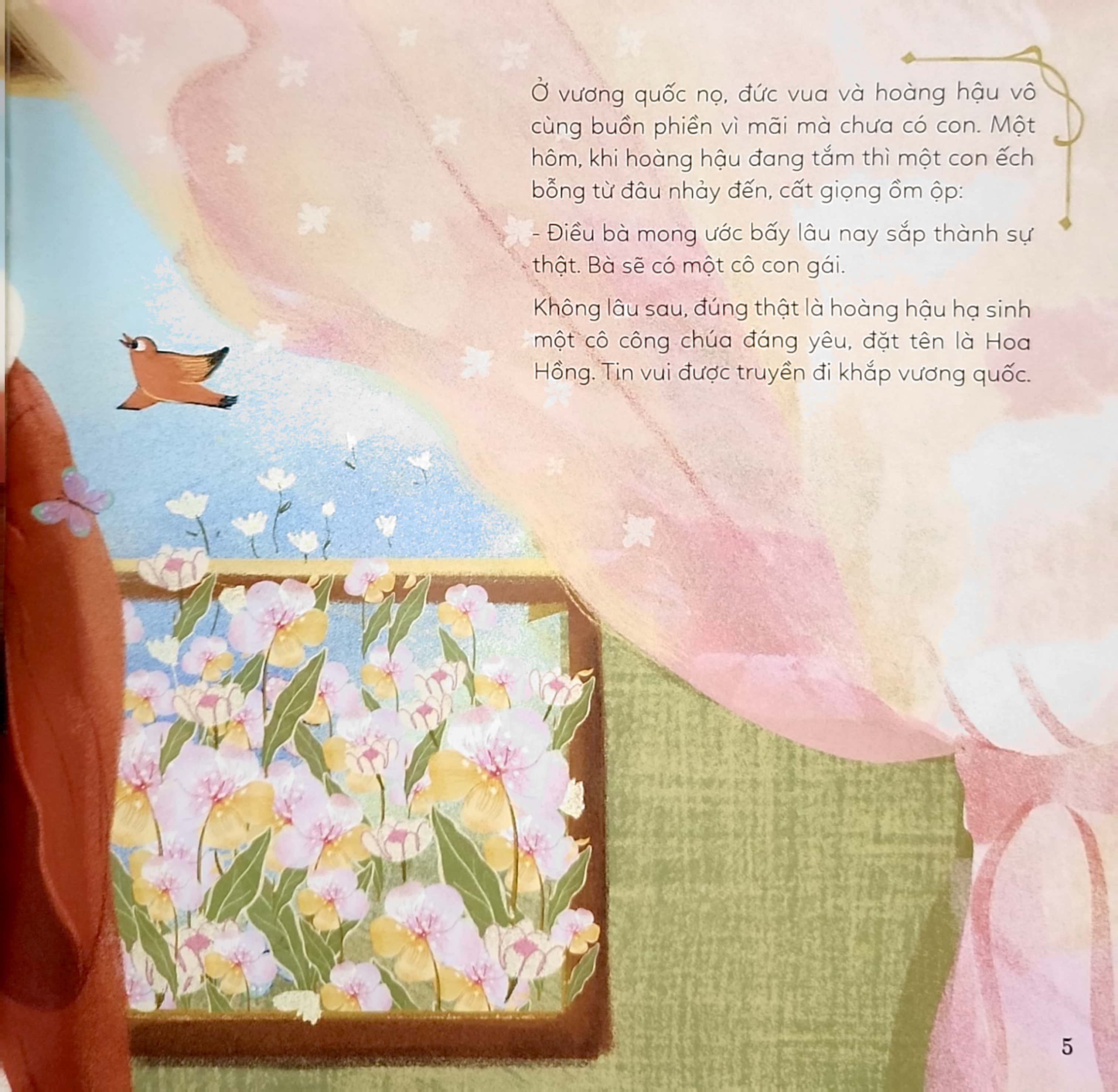 tôn trọng giới tính - cổ tích bình đẳng giới - hoa hồng gan dạ - công chúa phá vỡ lời nguyền giấc ngủ trăm năm