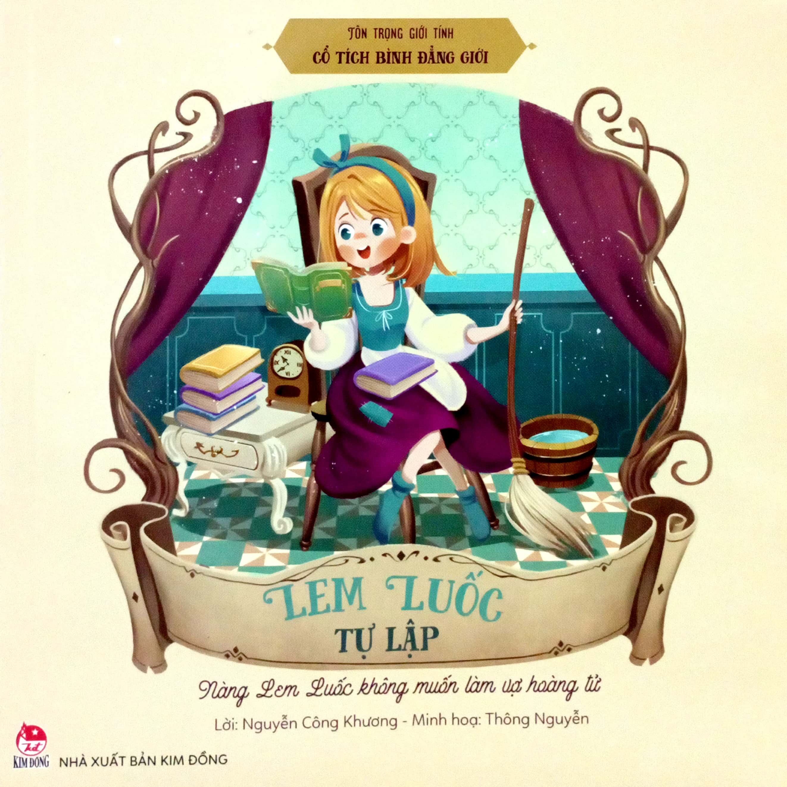 tôn trọng giới tính - cổ tích bình đẳng giới - lem luốc tự lập - nàng lem luốc không muốn làm vợ hoàng tử