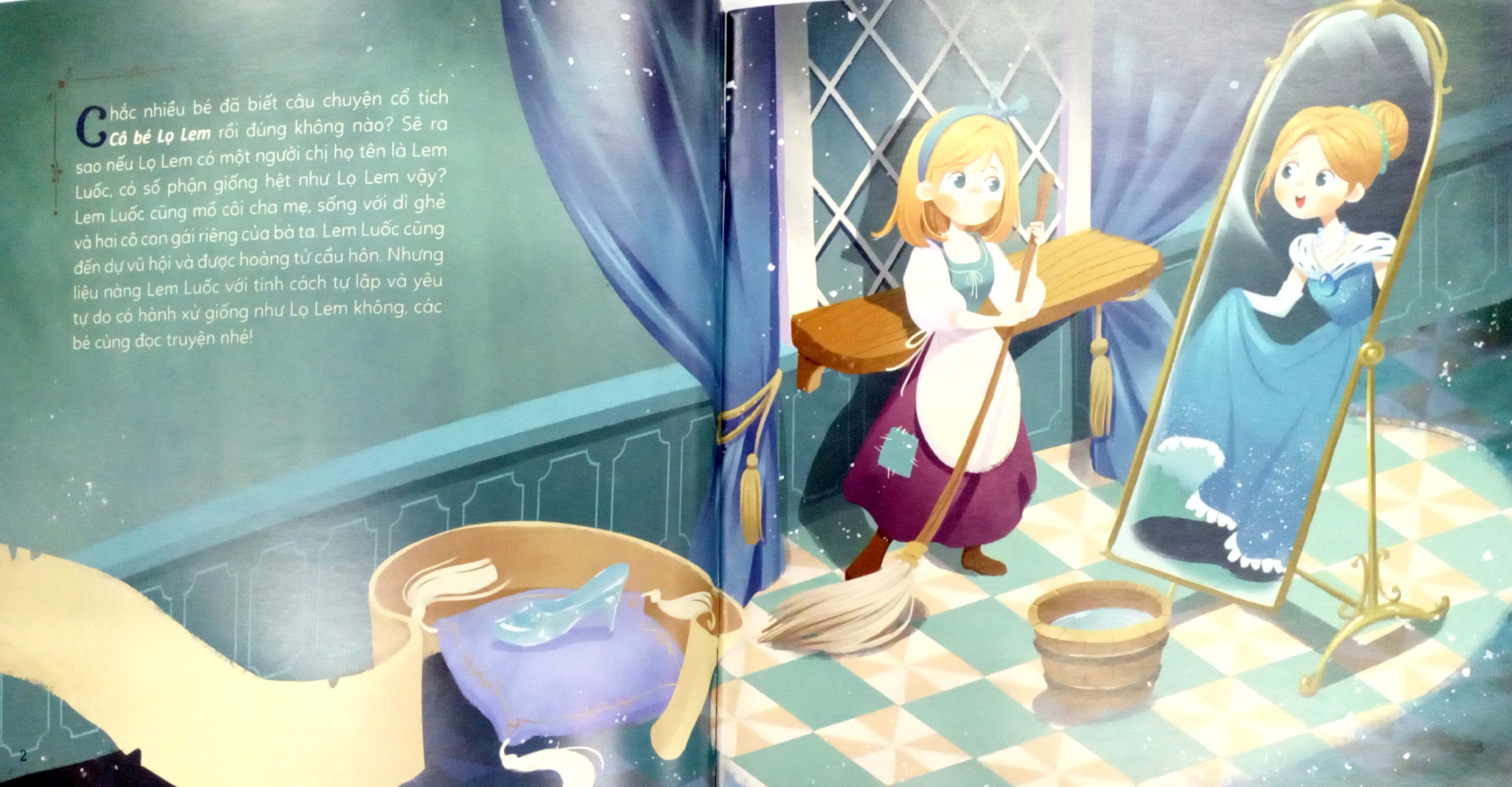 tôn trọng giới tính - cổ tích bình đẳng giới - lem luốc tự lập - nàng lem luốc không muốn làm vợ hoàng tử