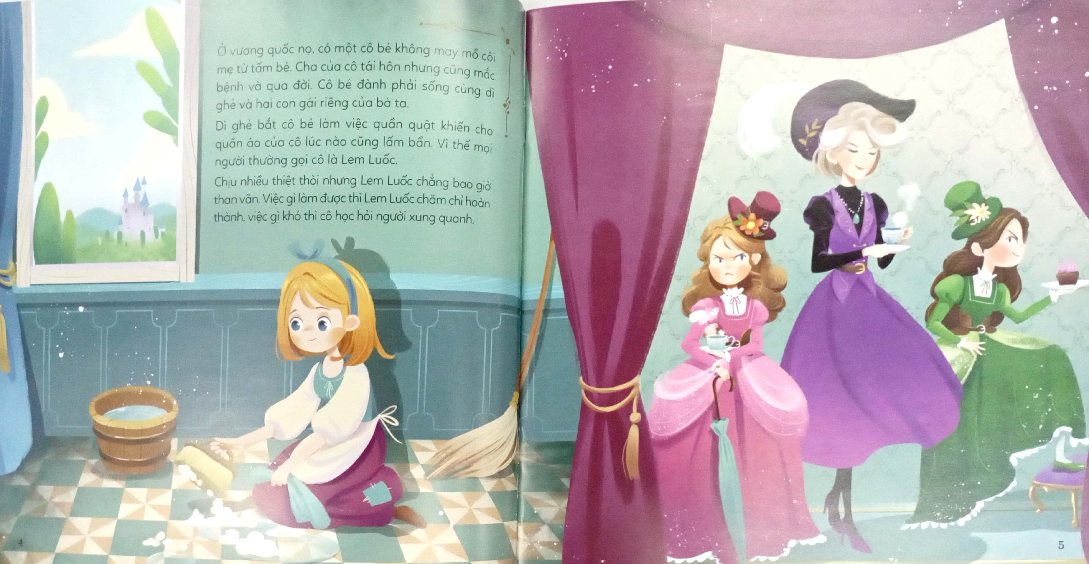 tôn trọng giới tính - cổ tích bình đẳng giới - lem luốc tự lập - nàng lem luốc không muốn làm vợ hoàng tử