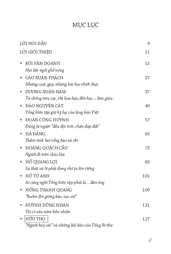 tổng biên tập - chuyện người trong cuộc