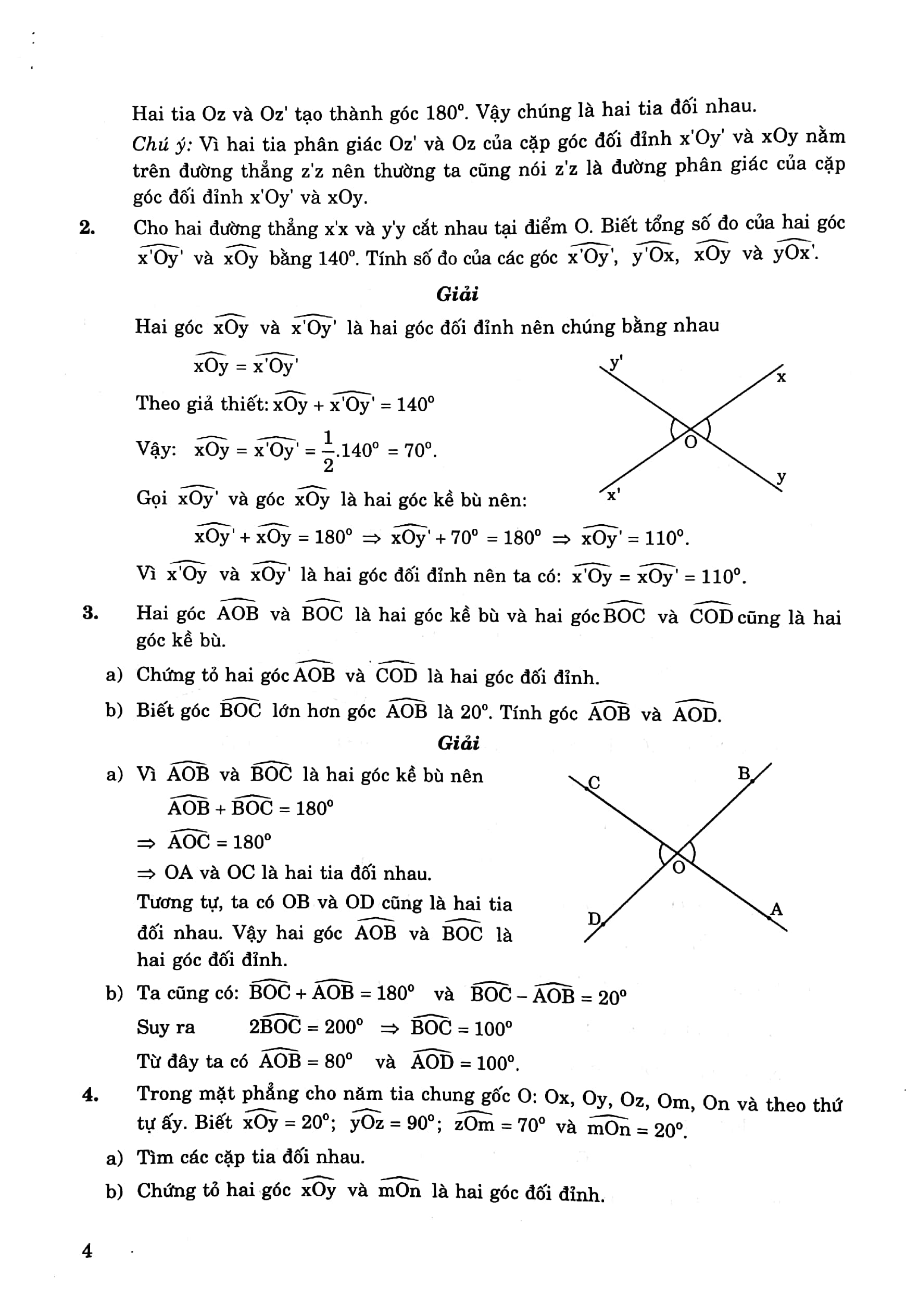 tổng hợp các bài toán phổ dụng hình học 7