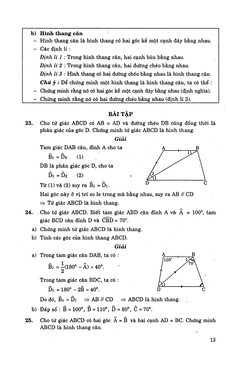 tổng hợp các bài toán phổ dụng hình học 8