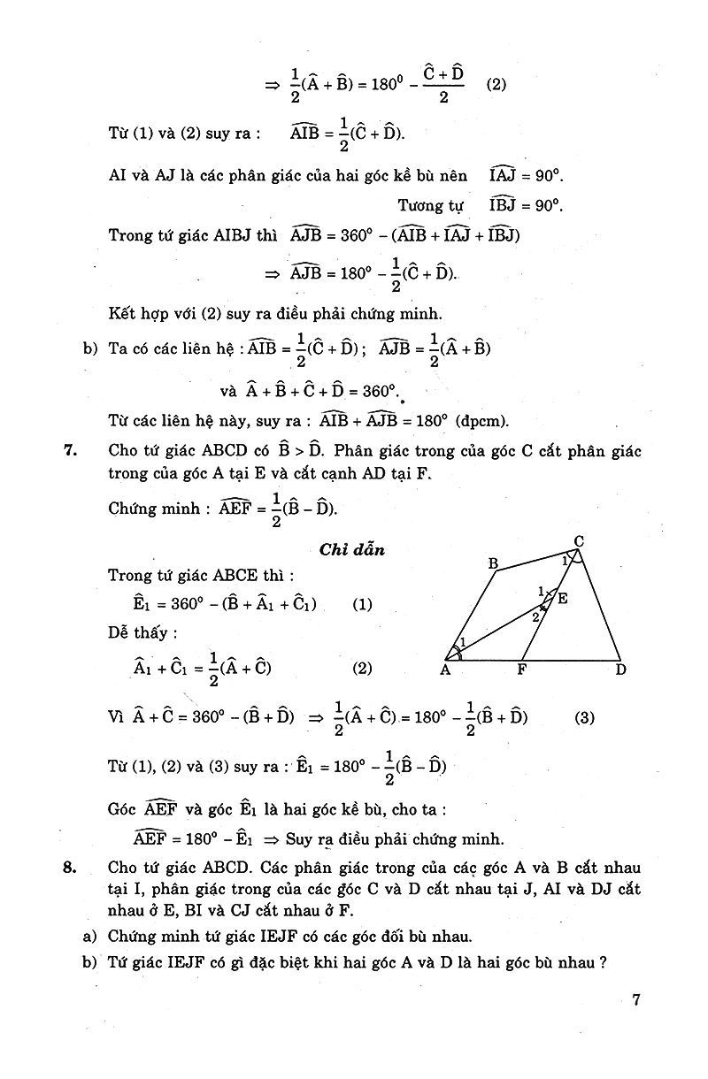 tổng hợp các bài toán phổ dụng hình học 8