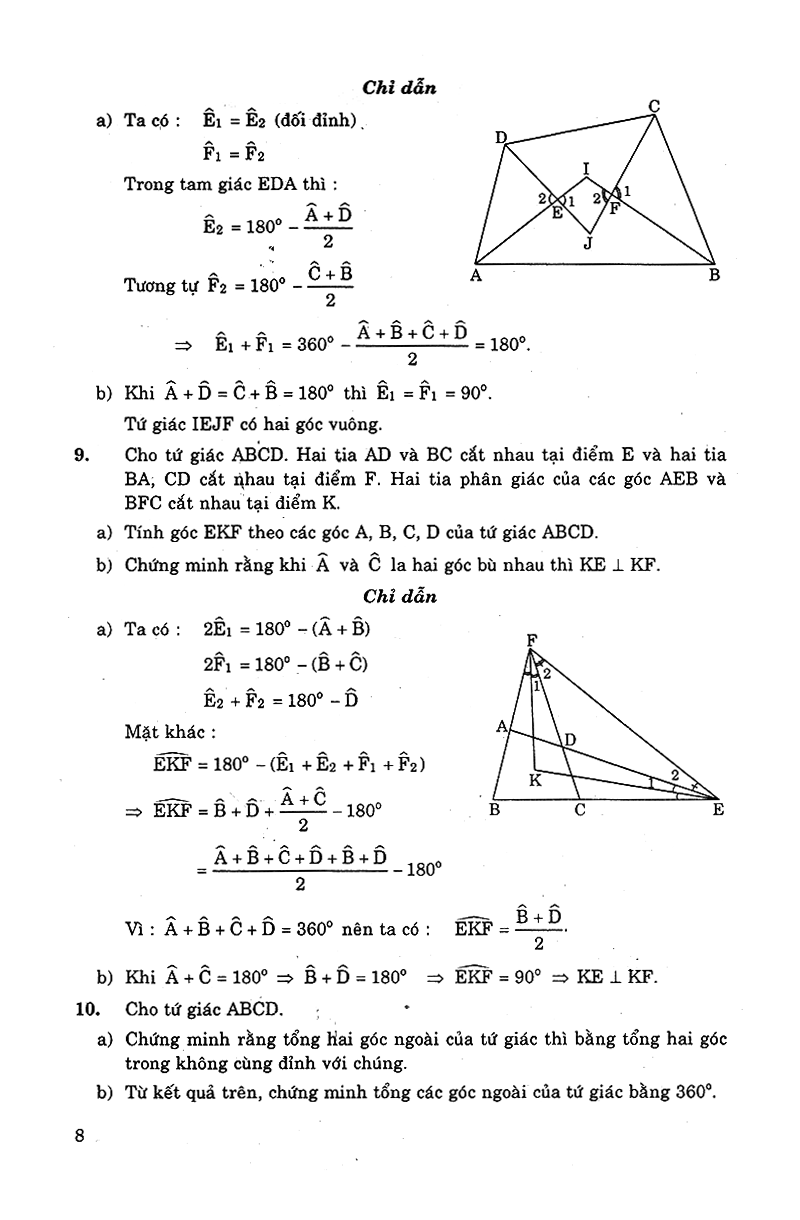 tổng hợp các bài toán phổ dụng hình học 8