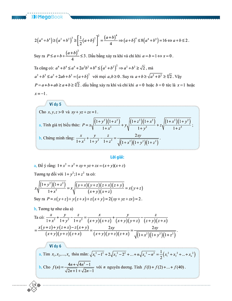 tổng hợp chuyên đề trọng tâm thi vào 10 chuyên và học sinh giỏi - đại số 9