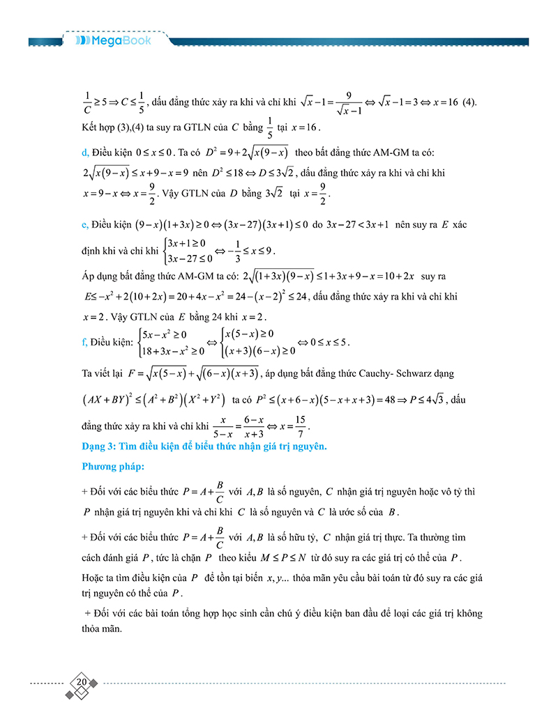 tổng hợp chuyên đề trọng tâm thi vào 10 chuyên và học sinh giỏi - đại số 9