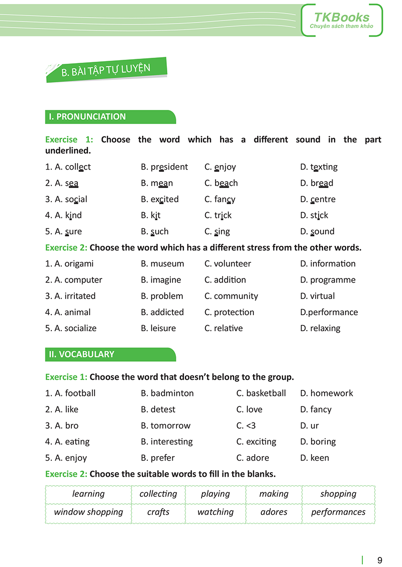 tổng hợp kiến thức và bài tập tiếng anh lớp 8