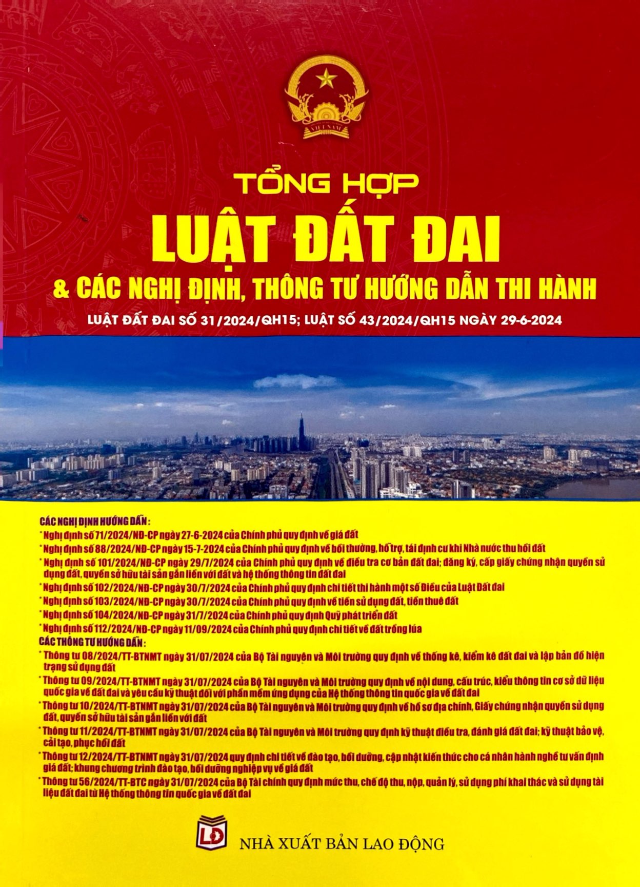 tổng hợp luật đất dai và các nghị định thông tư hướng dẫn thi hành