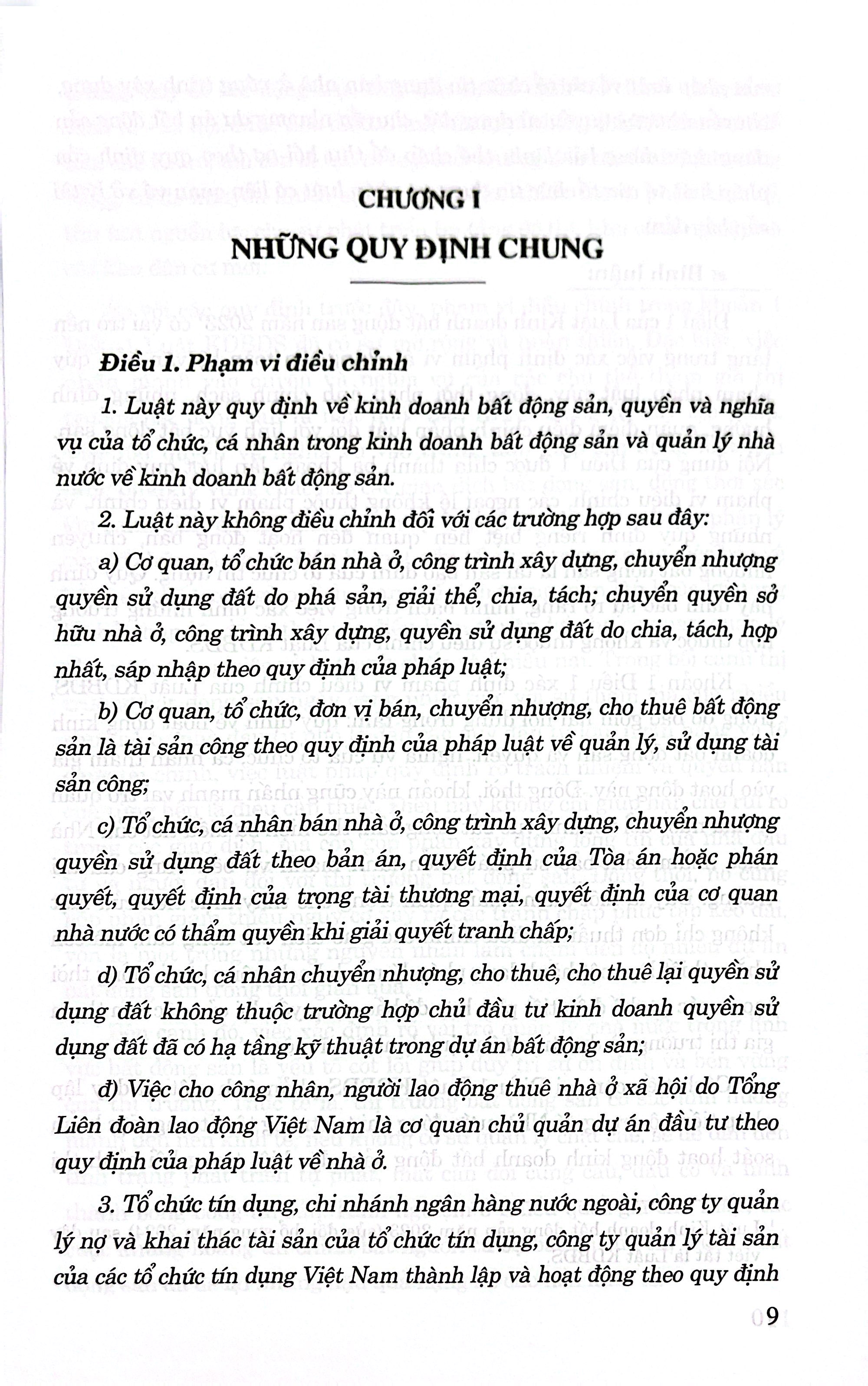 Tổng Luận Và Bình Giải Luật Kinh Doanh Bất Động Sản Năm 2023 (Được Sửa Đổi, Bổ Sung Năm 2024)
