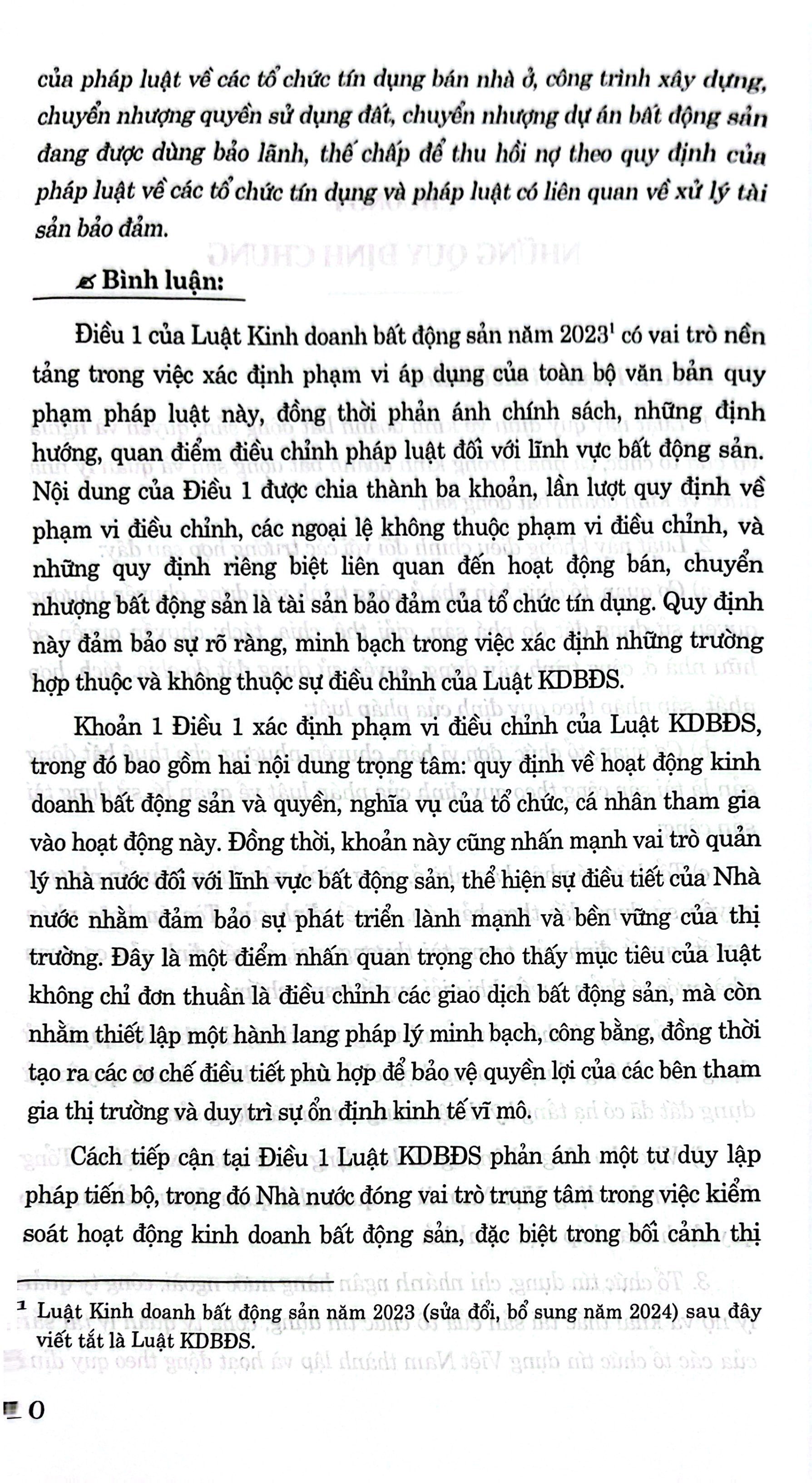 Tổng Luận Và Bình Giải Luật Kinh Doanh Bất Động Sản Năm 2023 (Được Sửa Đổi, Bổ Sung Năm 2024)