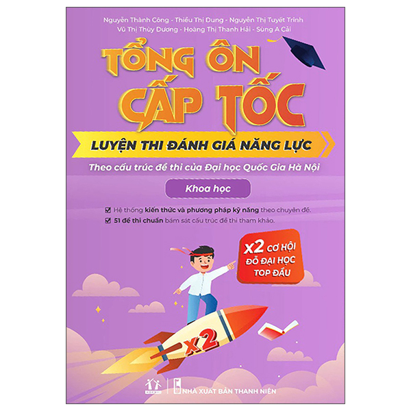 tổng ôn cấp tốc - luyện thi đánh giá năng lực theo cấu trúc đề thi đại học quốc gia hà nội - tiếng anh