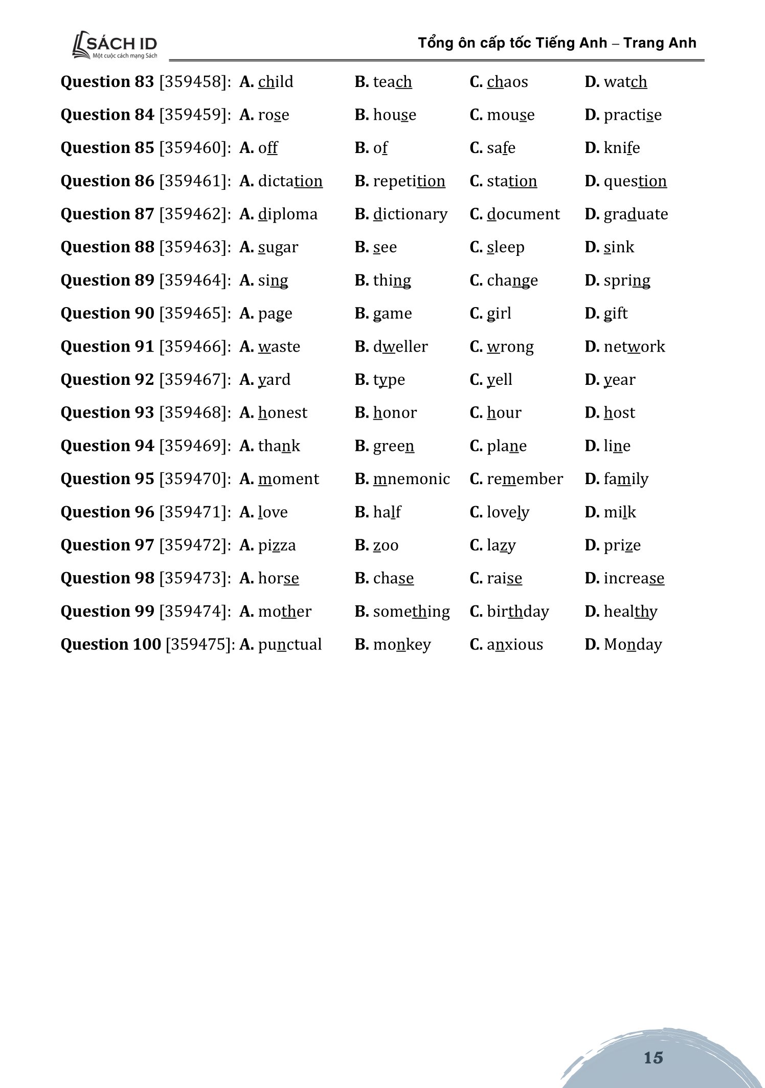 tổng ôn cấp tốc tiếng anh