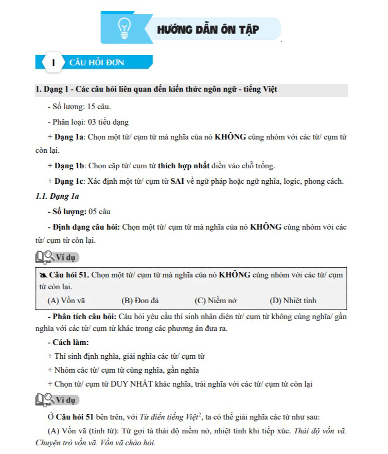 tổng ôn phần ngôn ngữ - văn học