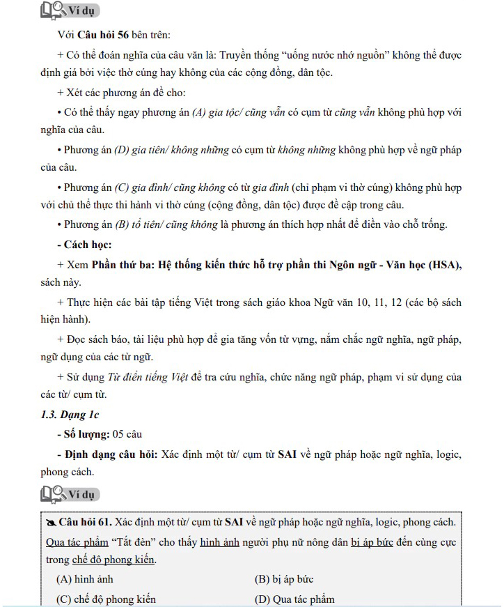 tổng ôn phần ngôn ngữ - văn học