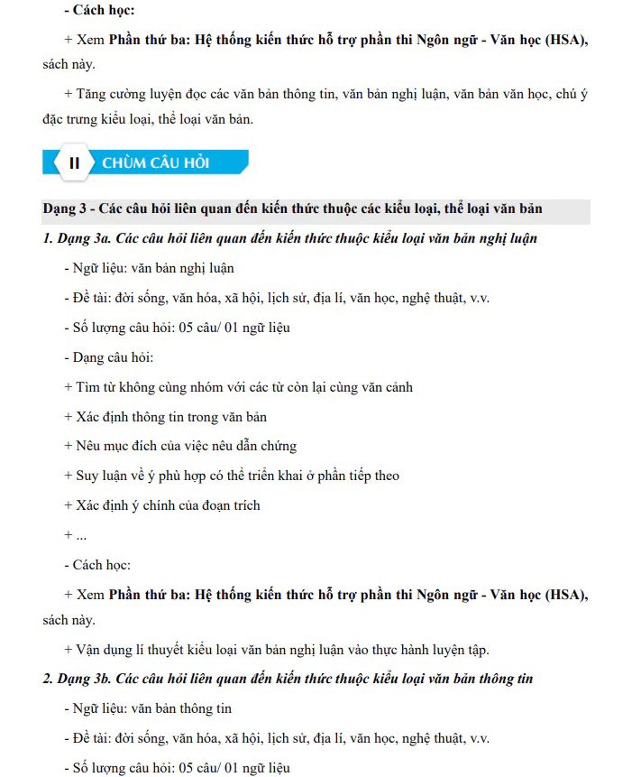 tổng ôn phần ngôn ngữ - văn học