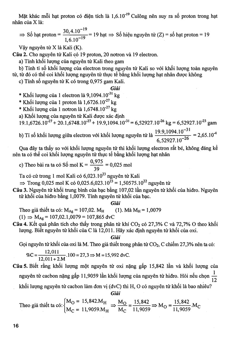tổng ôn tập hóa đại cương và phi kim