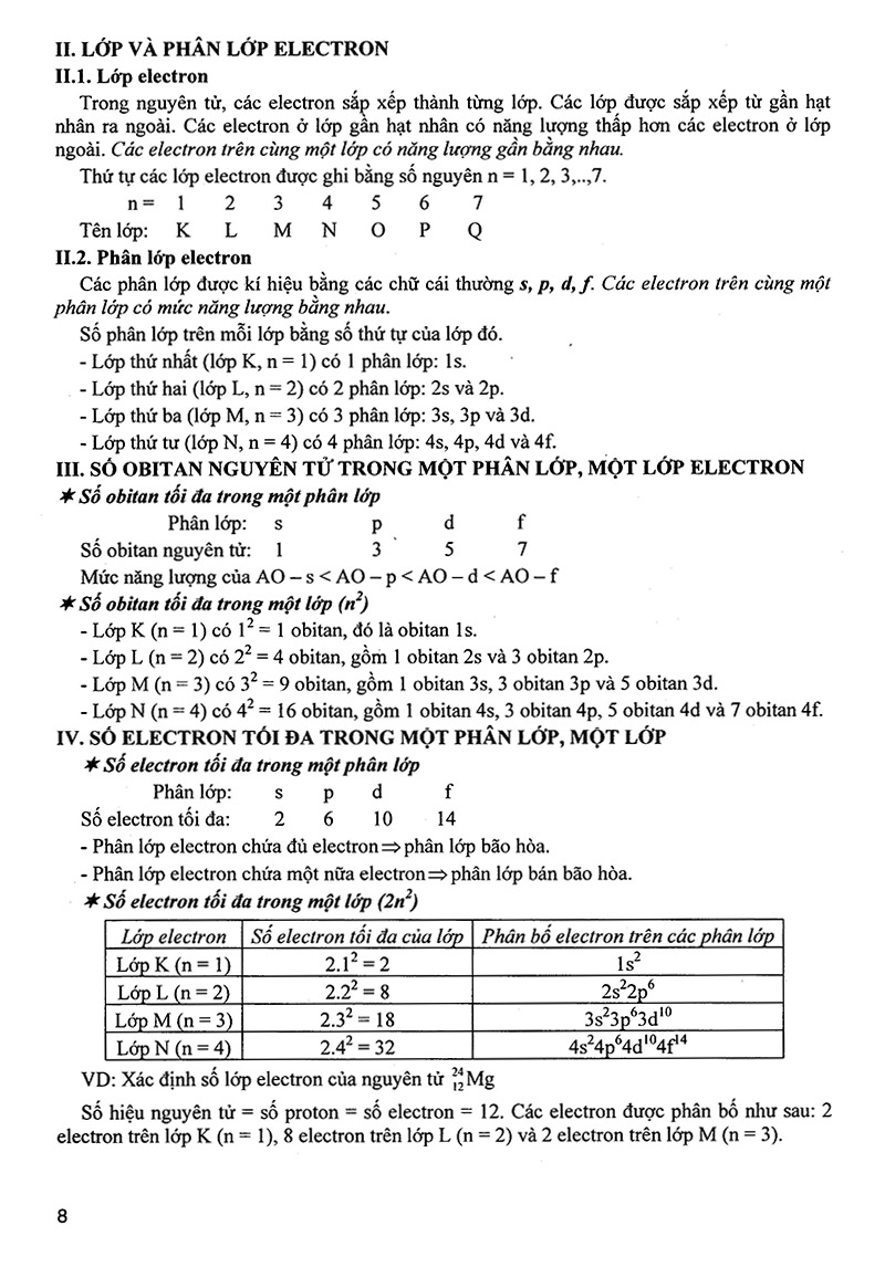 tổng ôn tập hóa đại cương và phi kim