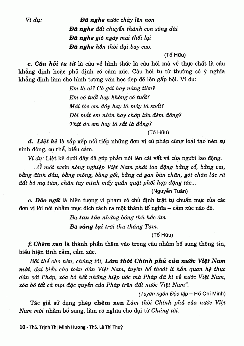 tổng ôn tập môn ngữ văn - ôn thi thpt quốc gia