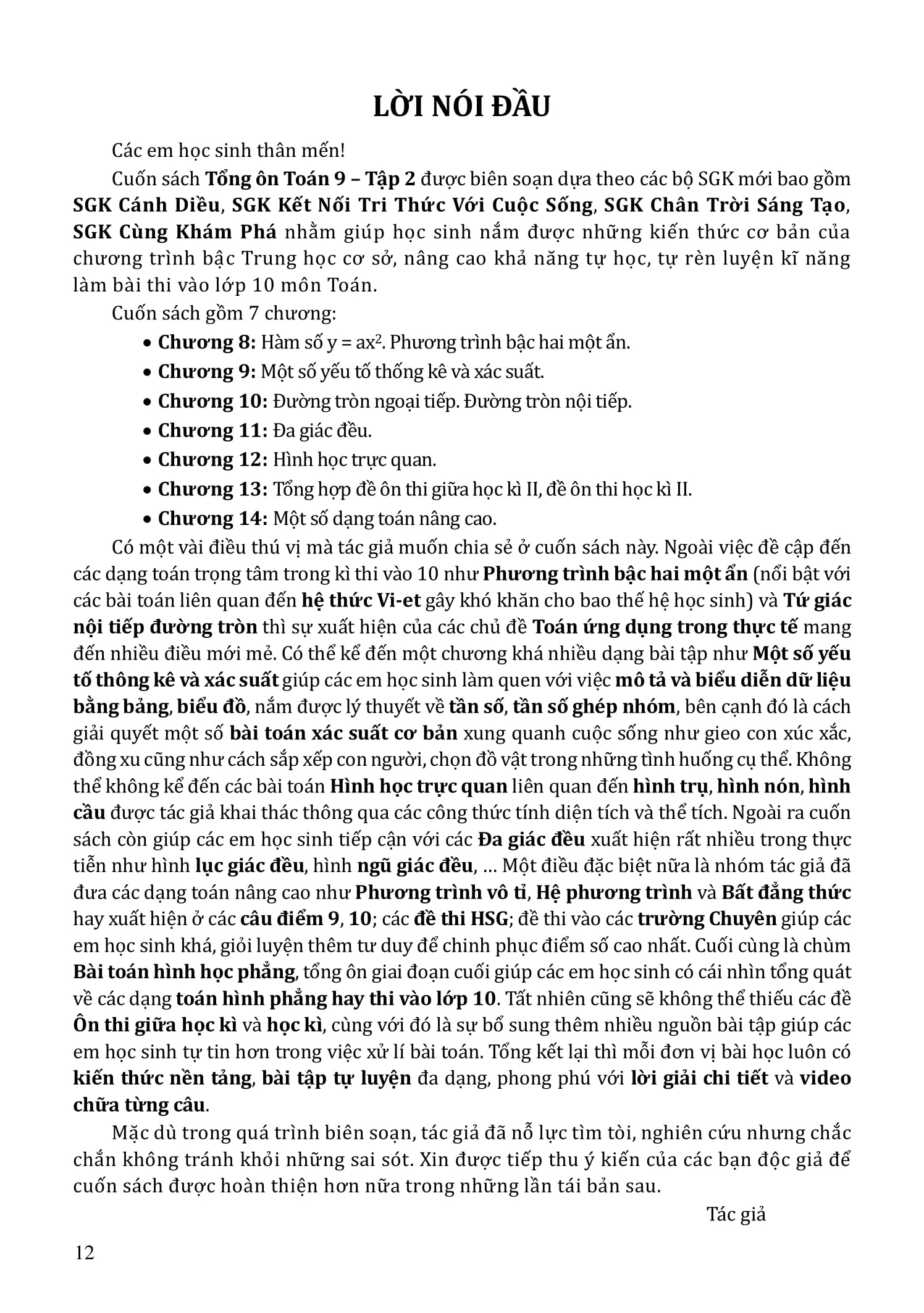 tổng ôn toán 9 - tập 2