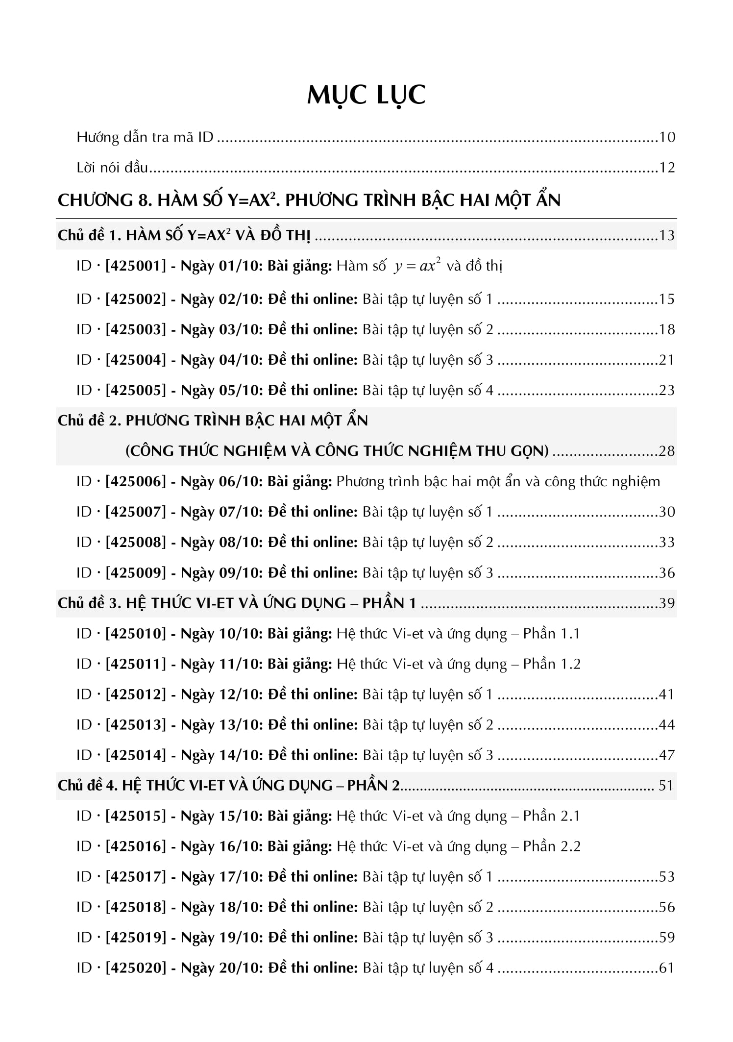 tổng ôn toán 9 - tập 2