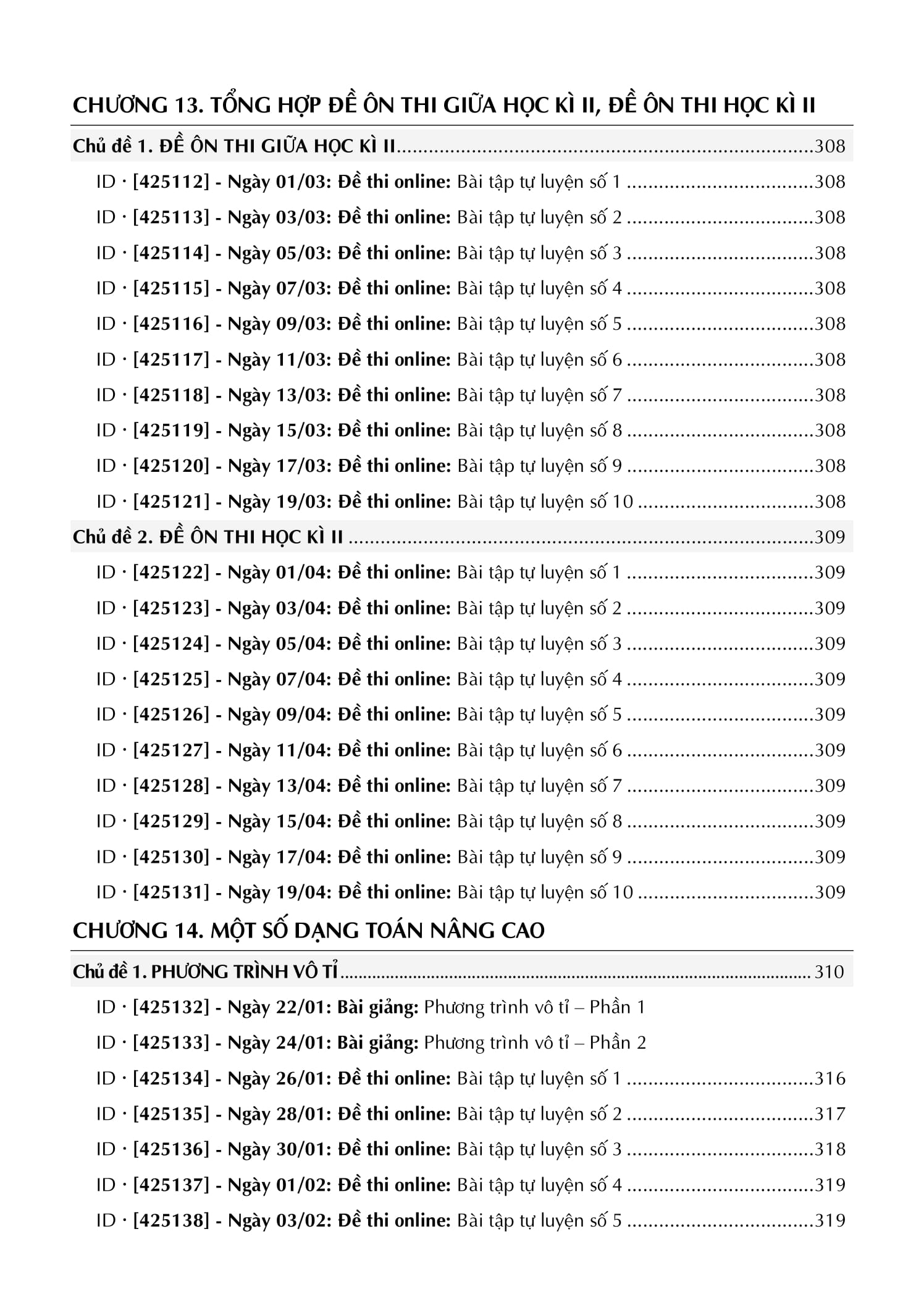 tổng ôn toán 9 - tập 2