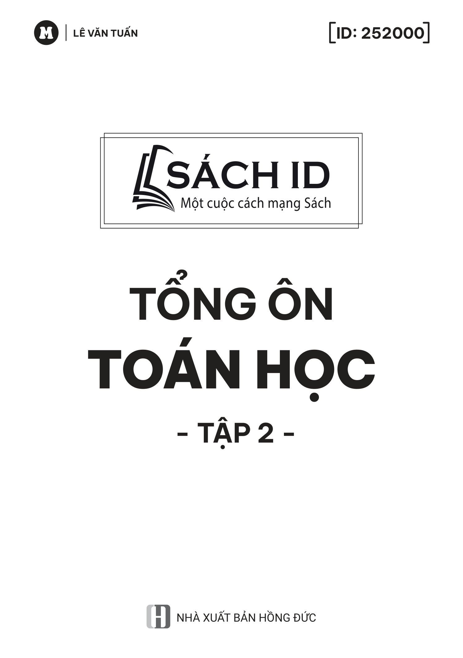 tổng ôn toán học - tập 2 (tái bản 2023 lần 2)