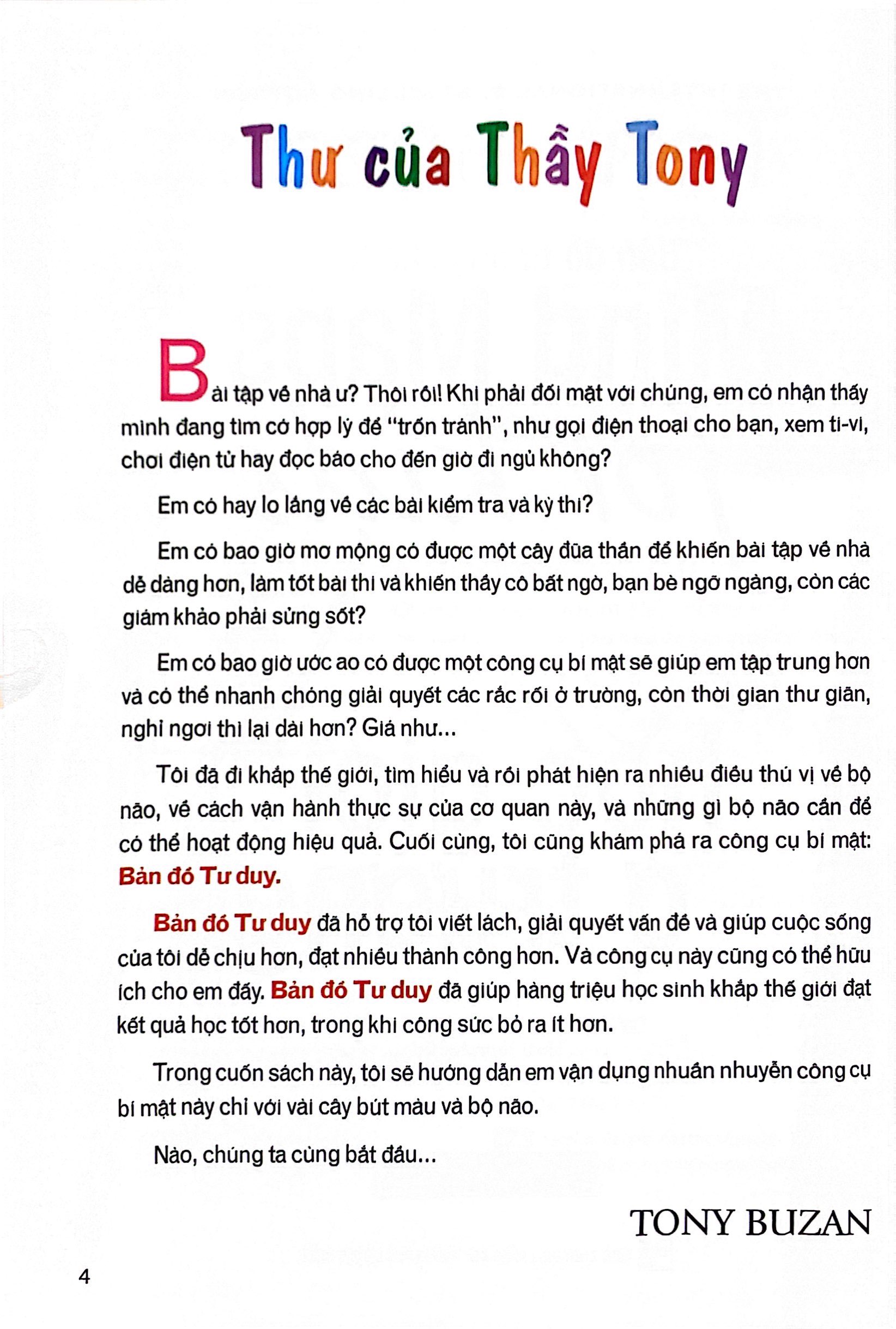 tony buzan - bí quyết học giỏi ở trường (tái bản)