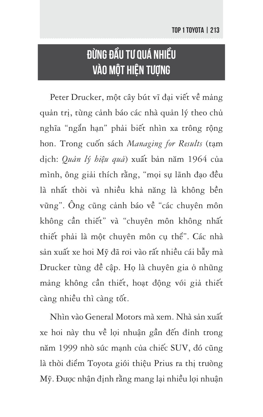 top 1 toyota - những bài học về nghệ thuật lãnh đạo từ công ty sản xuất ô tô lớn nhất thế giới