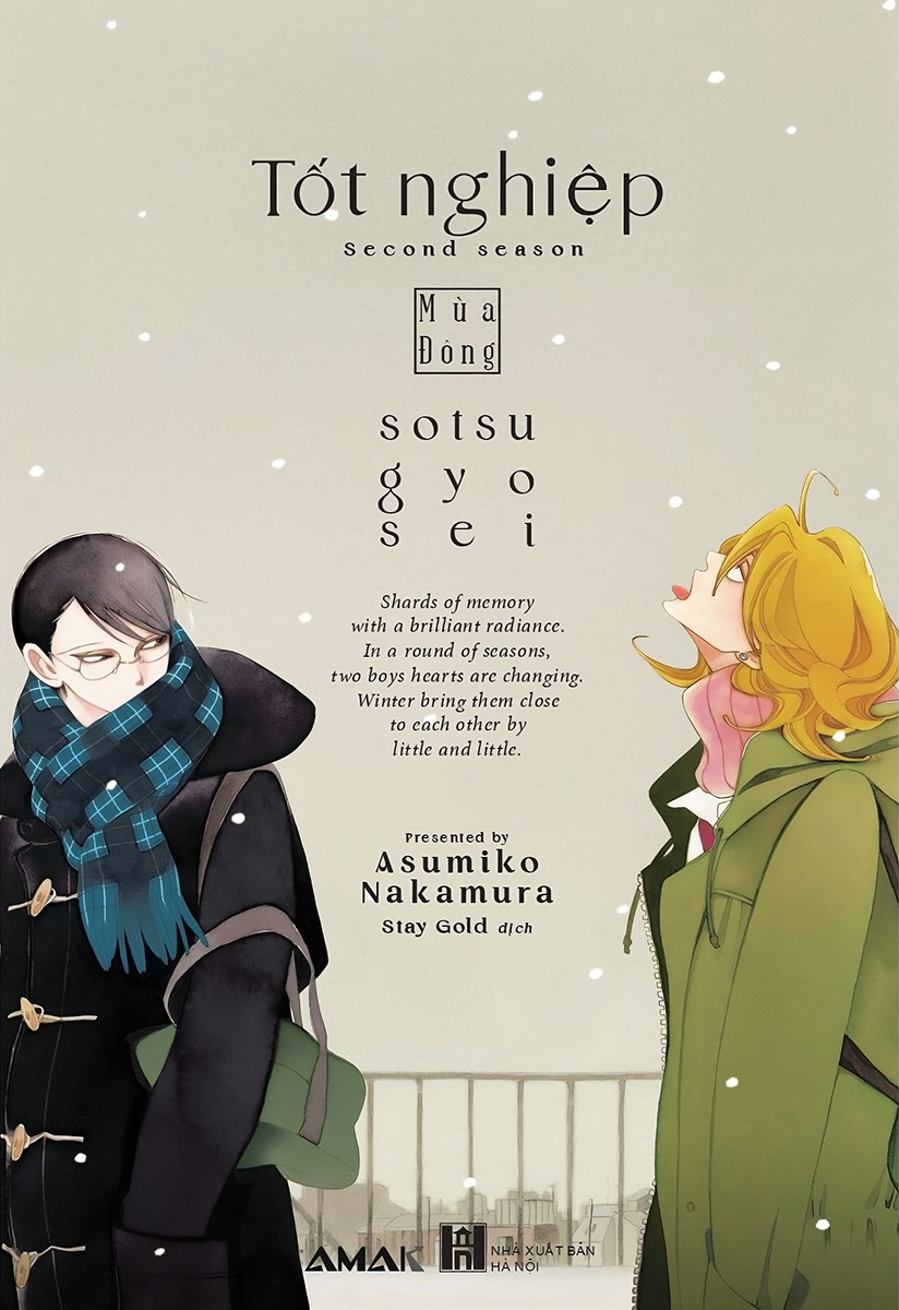 tốt nghiệp - mùa đông - bản đặc biệt - tặng kèm 2 bookmark + 1 postcard hai mặt + bộ 06 card lịch bồi dày + 2 móc khóa acrylic trái tim ghép đôi + 1 poster a3