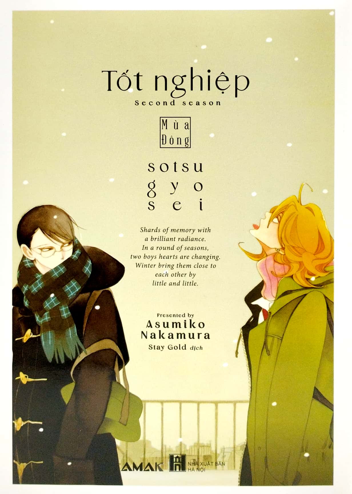 tốt nghiệp - mùa đông - tặng kèm 2 bookmark + 1 postcard hai mặt