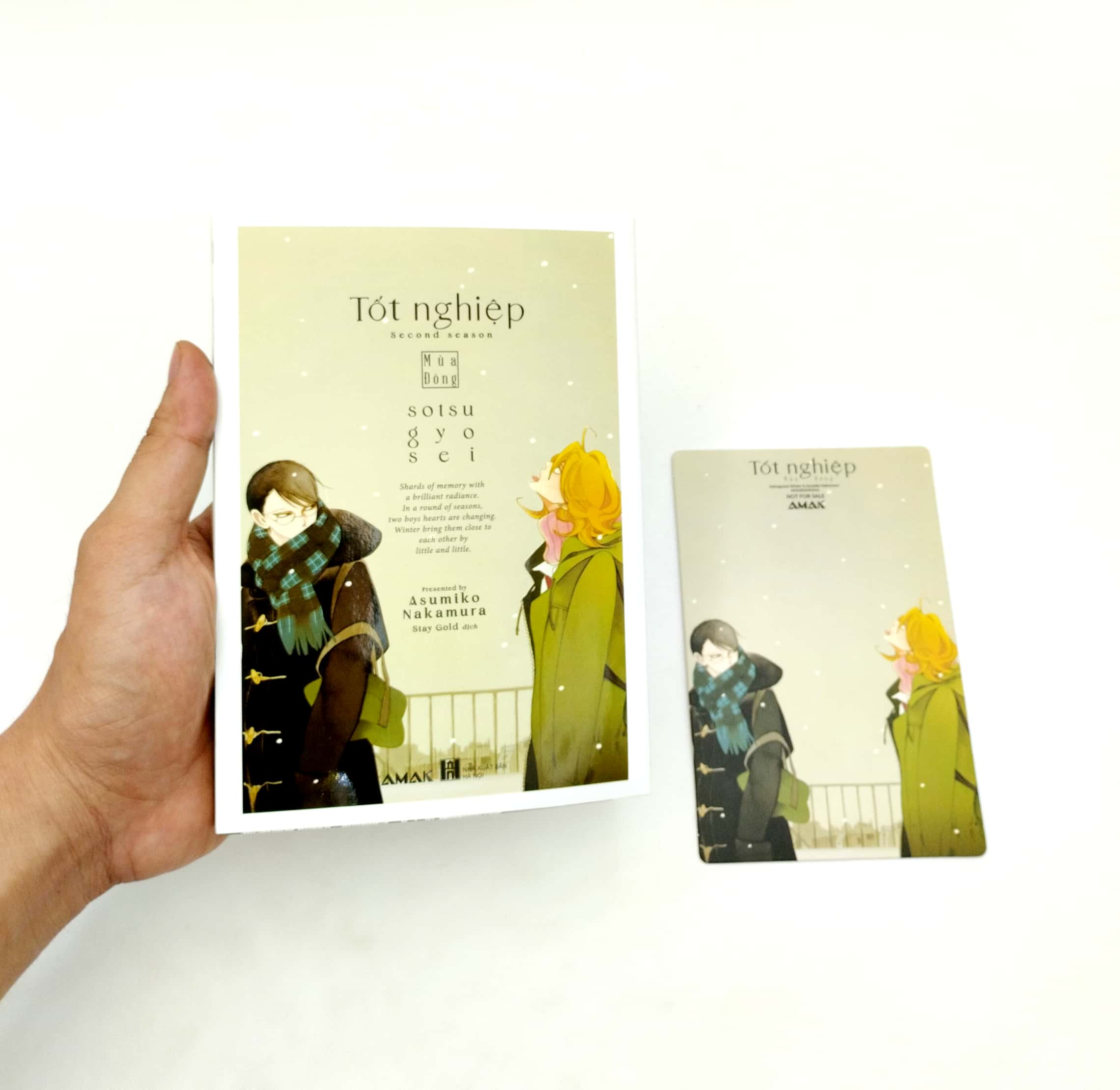 tốt nghiệp - mùa đông - tặng kèm 2 bookmark + 1 postcard hai mặt