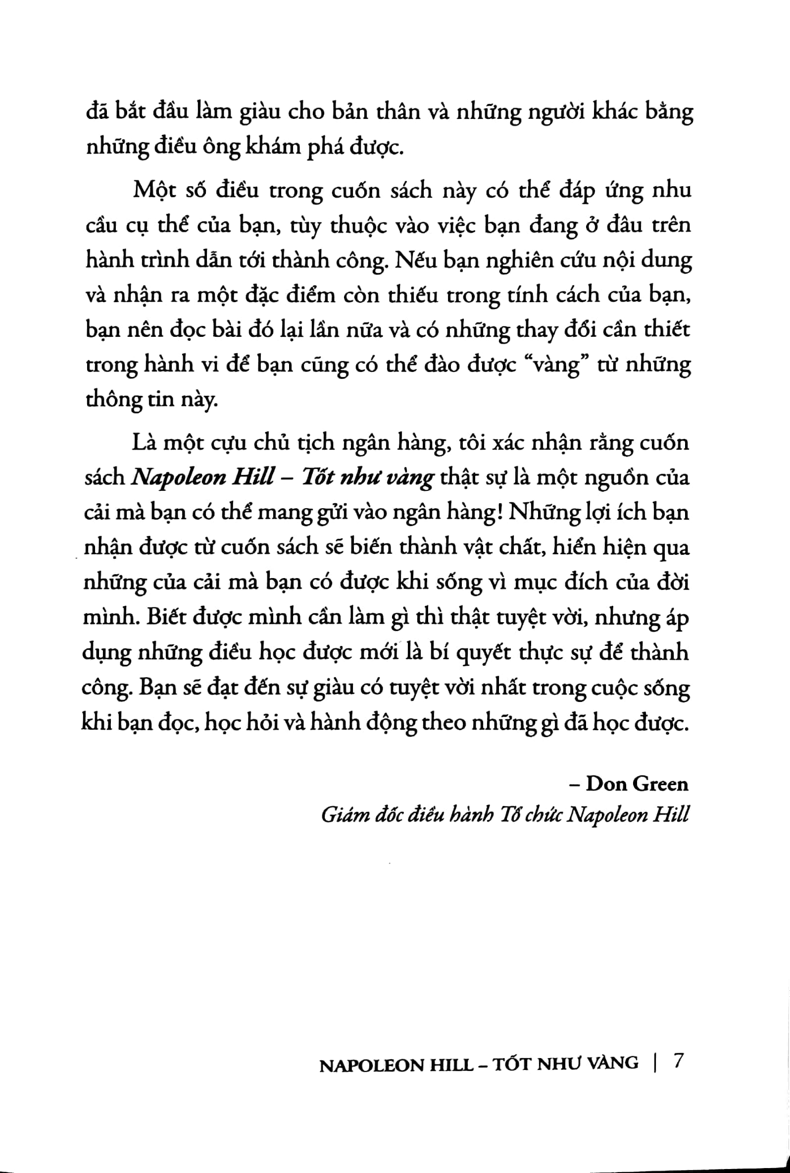 tốt như vàng - bí quyết làm giàu và sống hạnh phúc