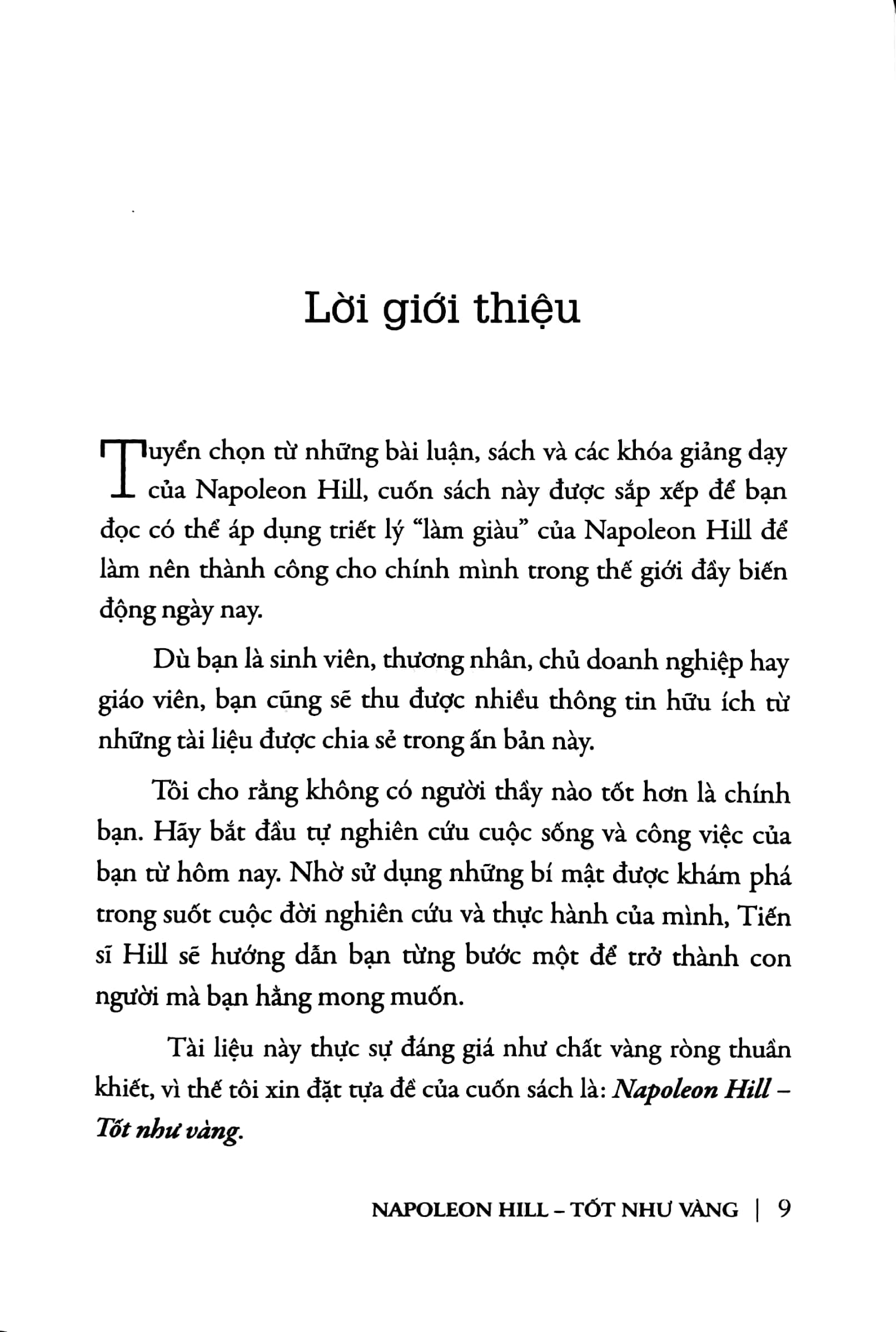 tốt như vàng - bí quyết làm giàu và sống hạnh phúc