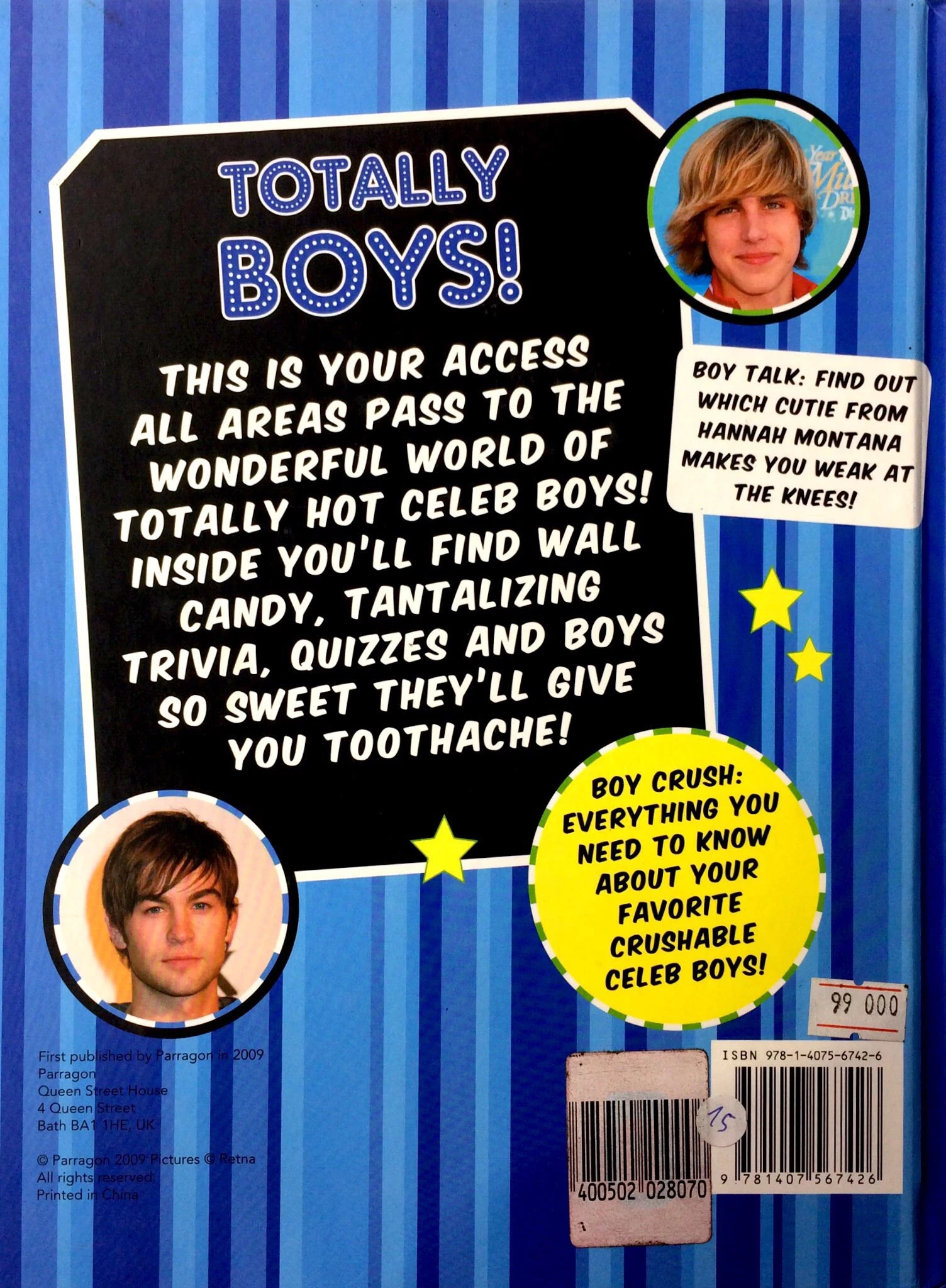 totally boys! omg all the hottest celebs around, free inside over 50 stickers and pull-out jonas poster!