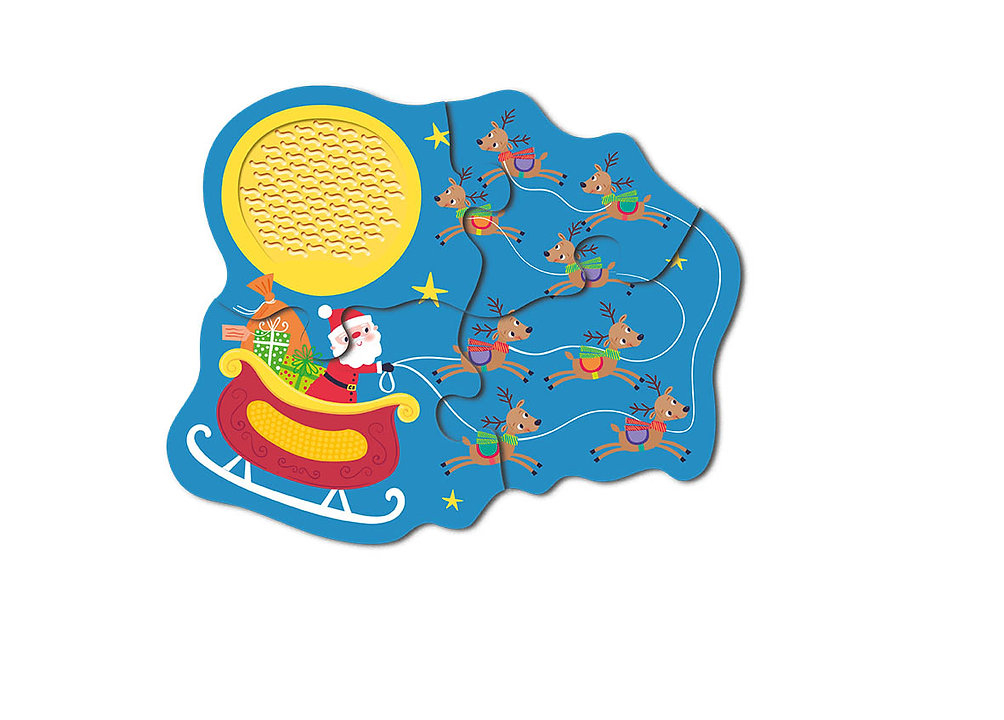 touch and feel - christmas jigsaw puzzles