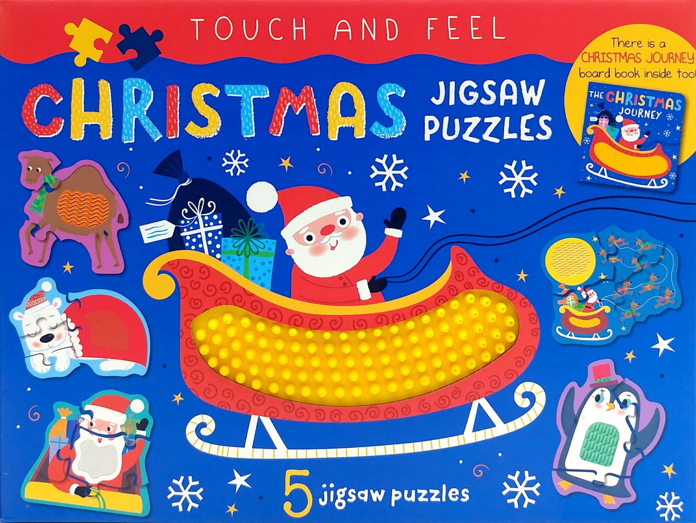 touch and feel - christmas jigsaw puzzles
