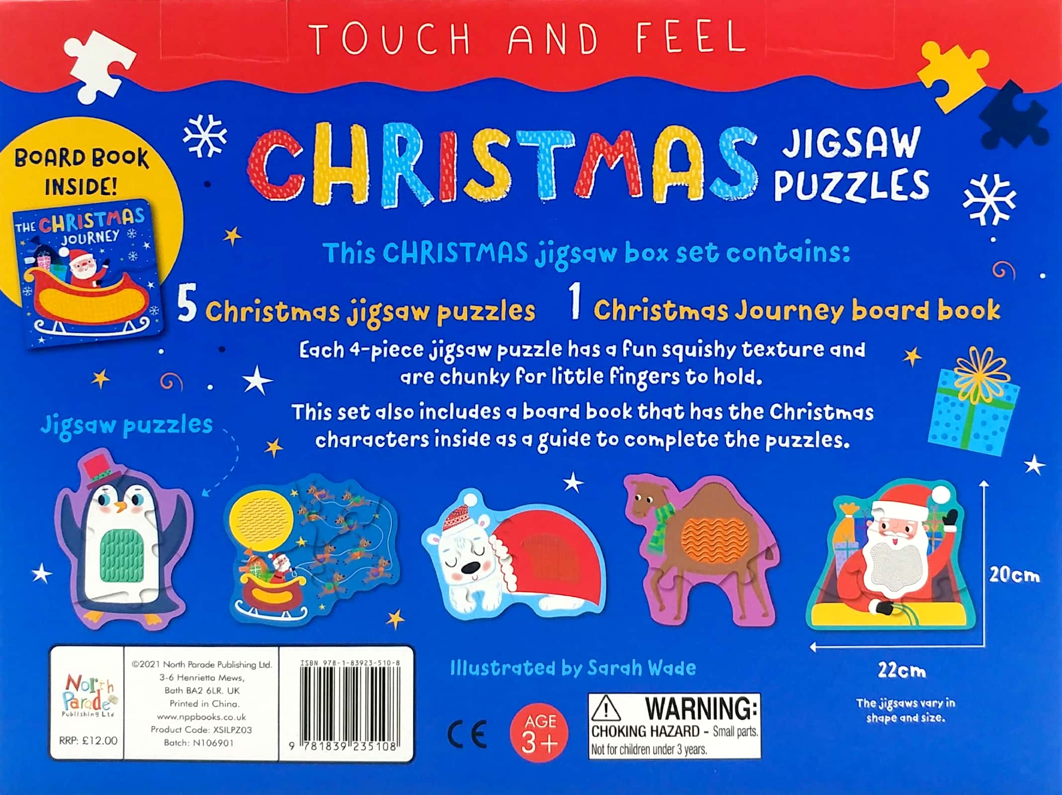 touch and feel - christmas jigsaw puzzles