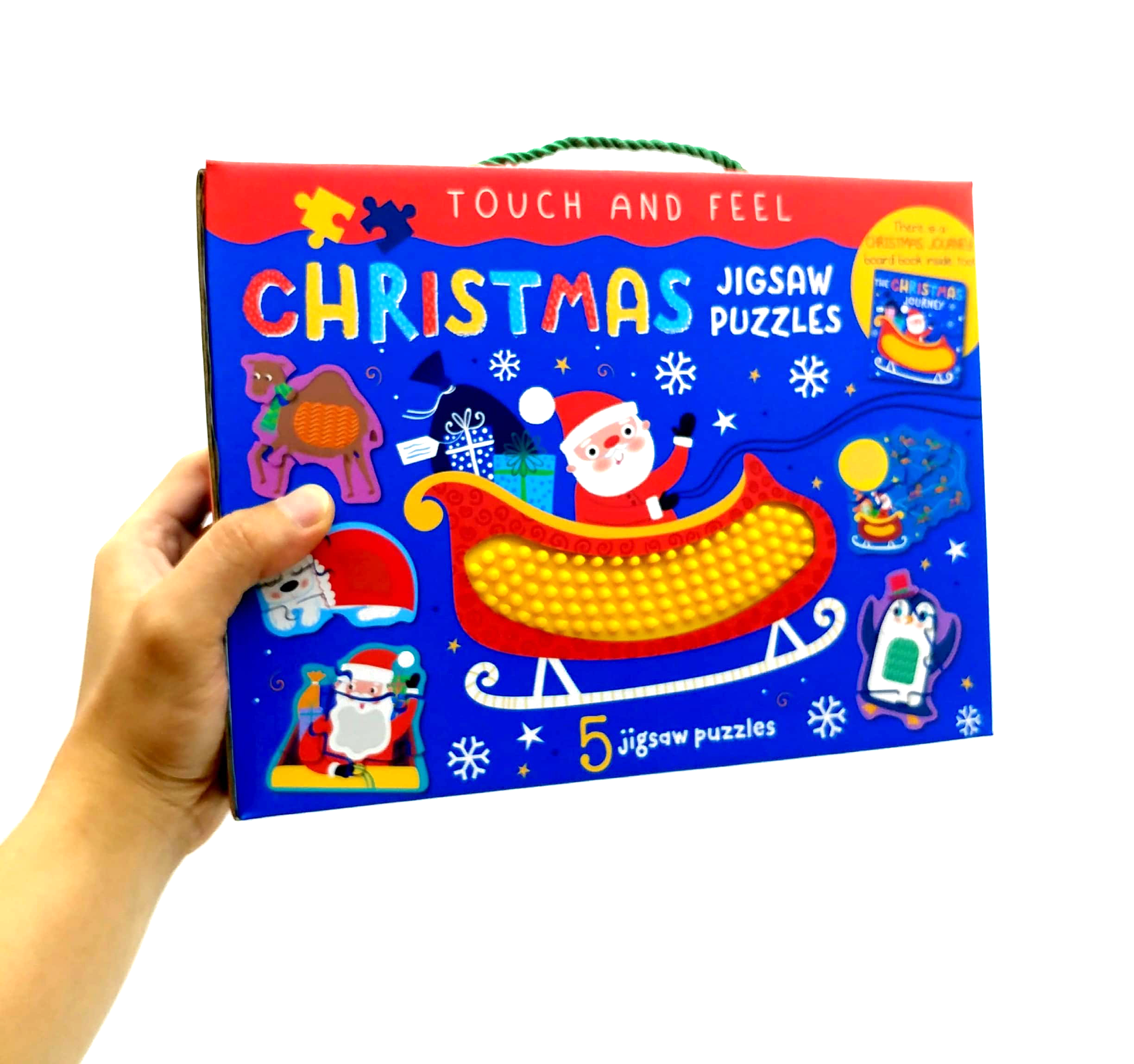 touch and feel - christmas jigsaw puzzles