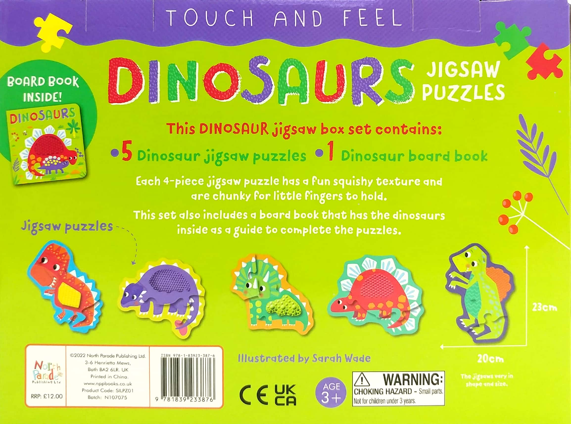 touch and feel - dinosaurs jigsaw puzzles