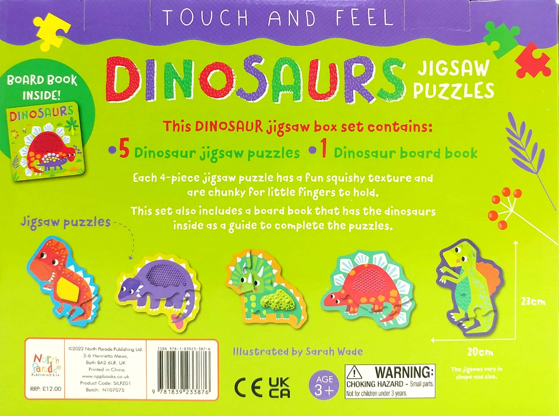touch and feel - dinosaurs jigsaw puzzles